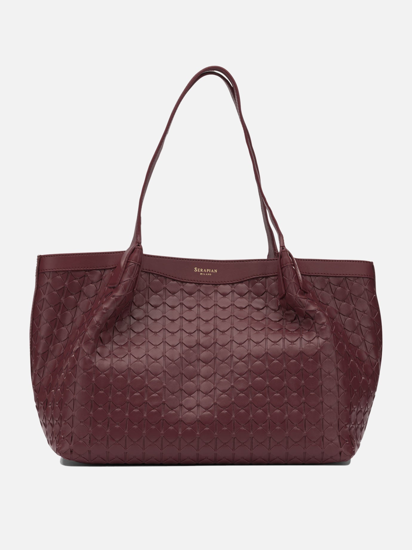 Small bags 100% nappa leather  Bordeaux - Serapian Women | PDP | VIETTI Online Store | thumbnail