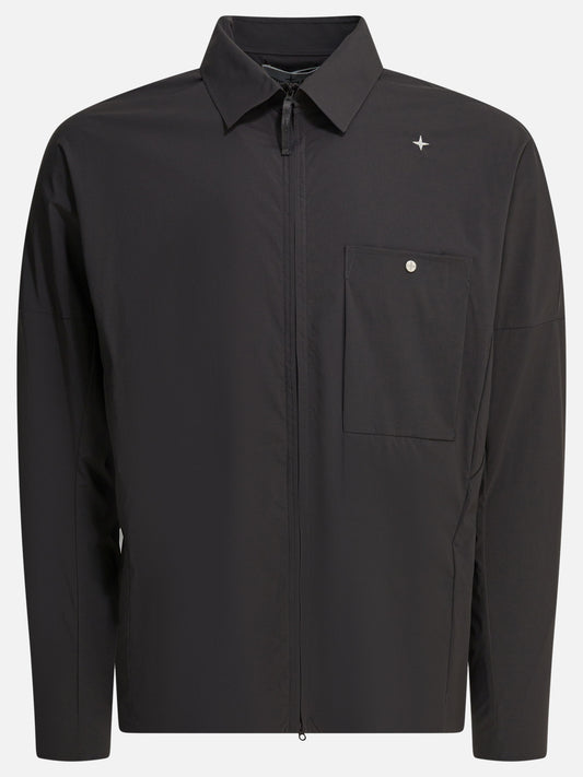 Overshirt jackets Solid colour  Grey - Stone Island Men | PLP | VIETTI Online Store 
