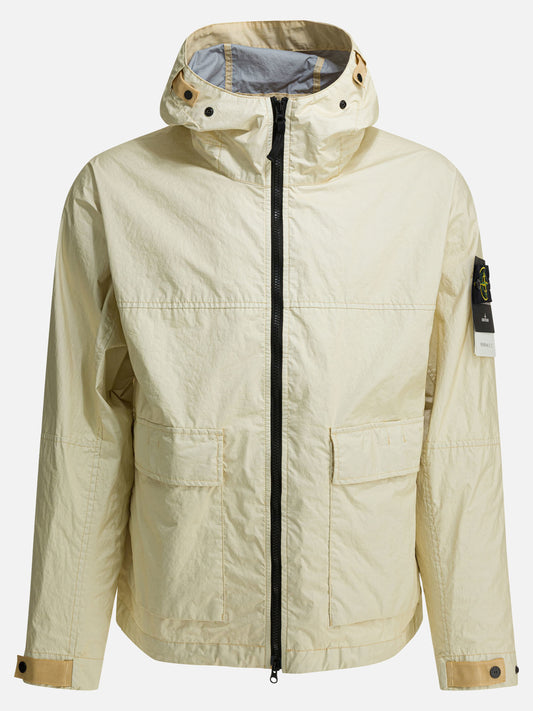 Windbreakers Logo  Beige - Stone Island Men | PLP | VIETTI Online Store 
