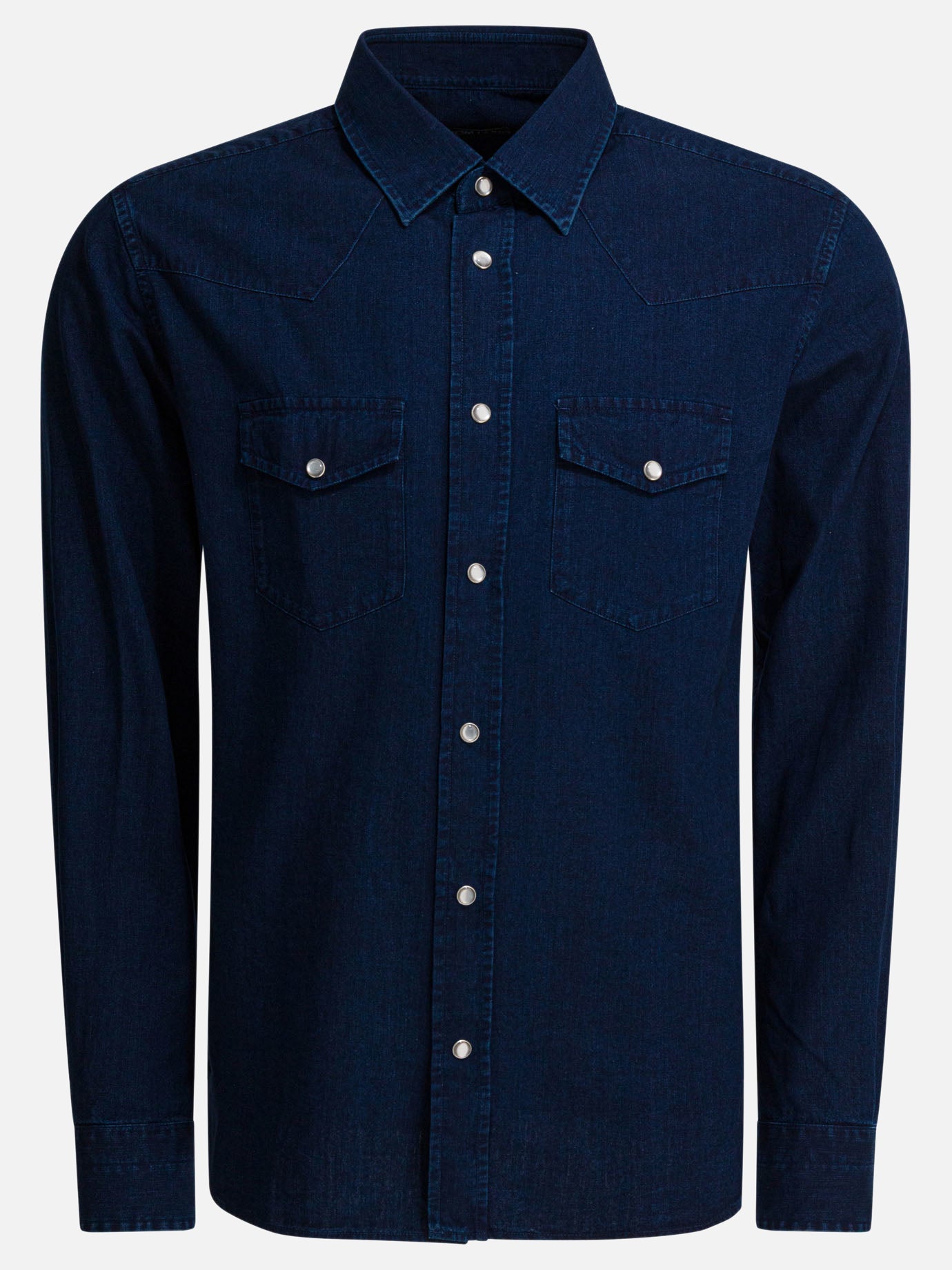 Casual shirts Solid colour  Blue - Tom Ford Men | PDP | VIETTI Online Store | thumbnail