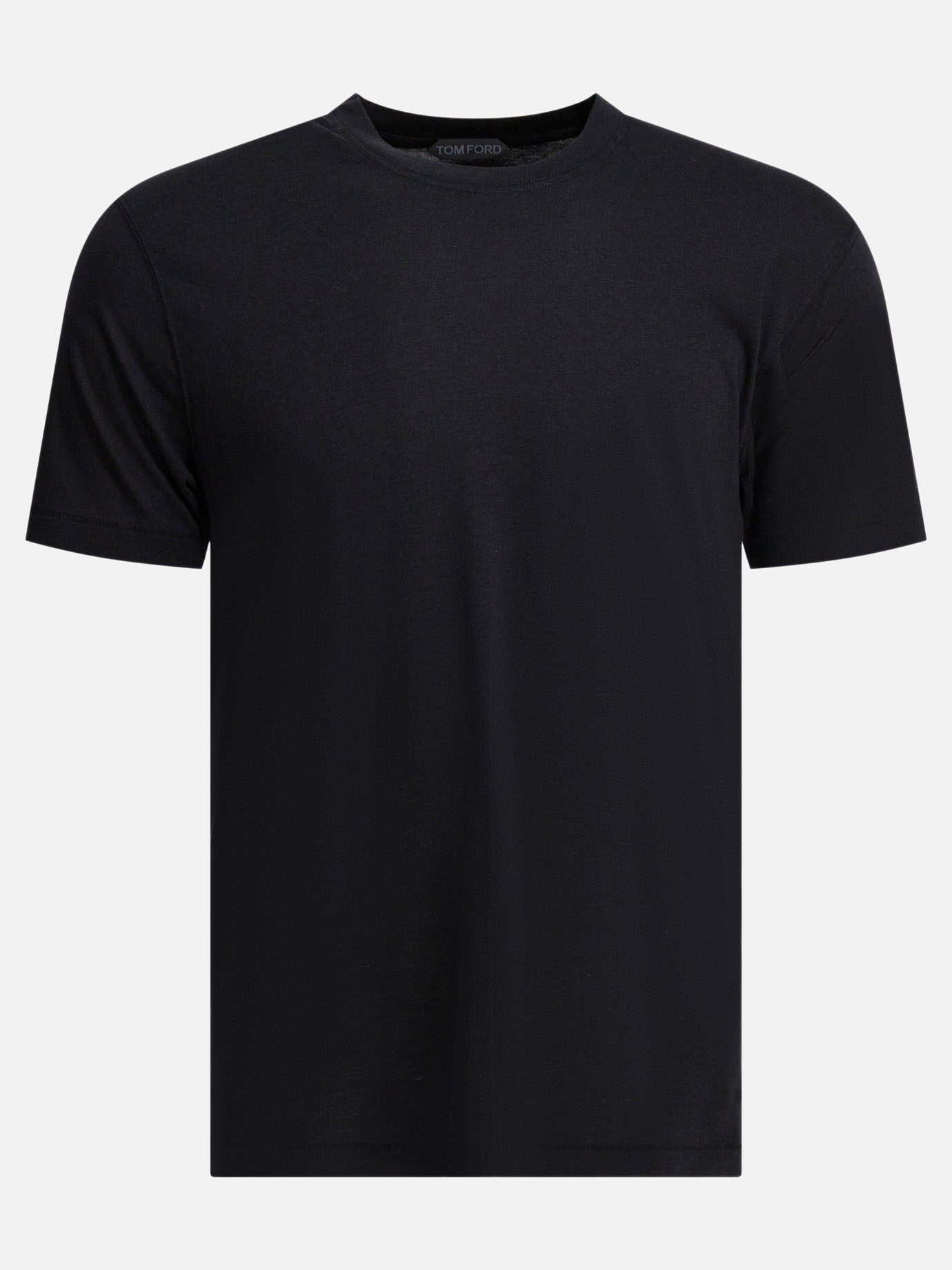 Crewneck t-shirts Solid colour  Black - Tom Ford Men | PDP | VIETTI Online Store | thumbnail