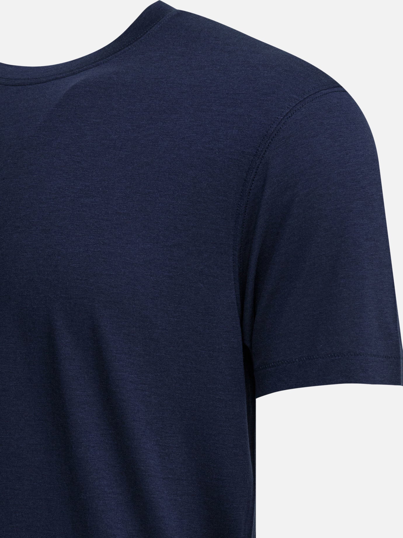 Crewneck t-shirts Solid colour  Blue - Tom Ford Men | PDP | VIETTI Online Store | thumbnail_3