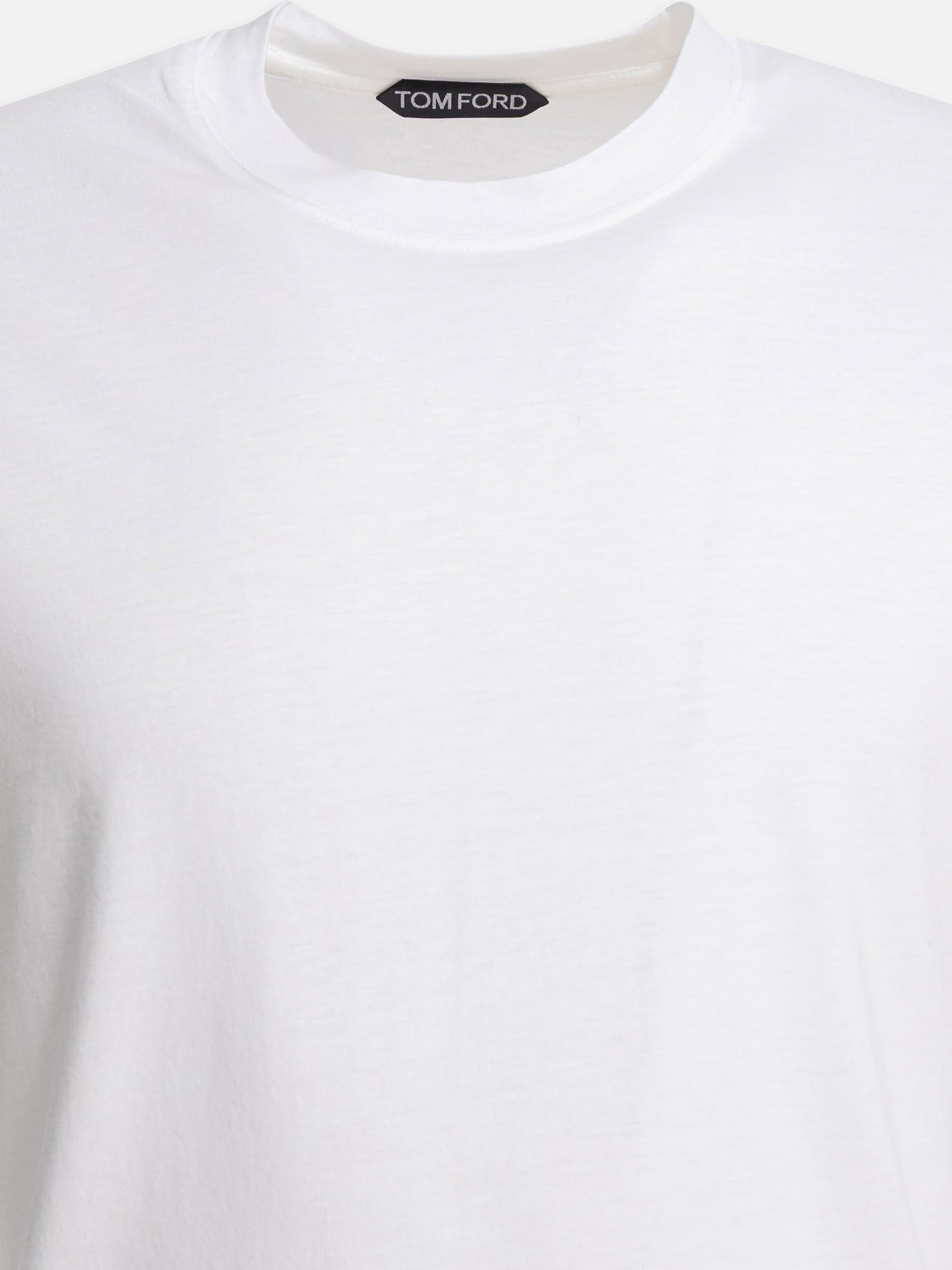 Crewneck t-shirts Solid colour  White - Tom Ford Men | PDP | VIETTI Online Store | thumbnail_3