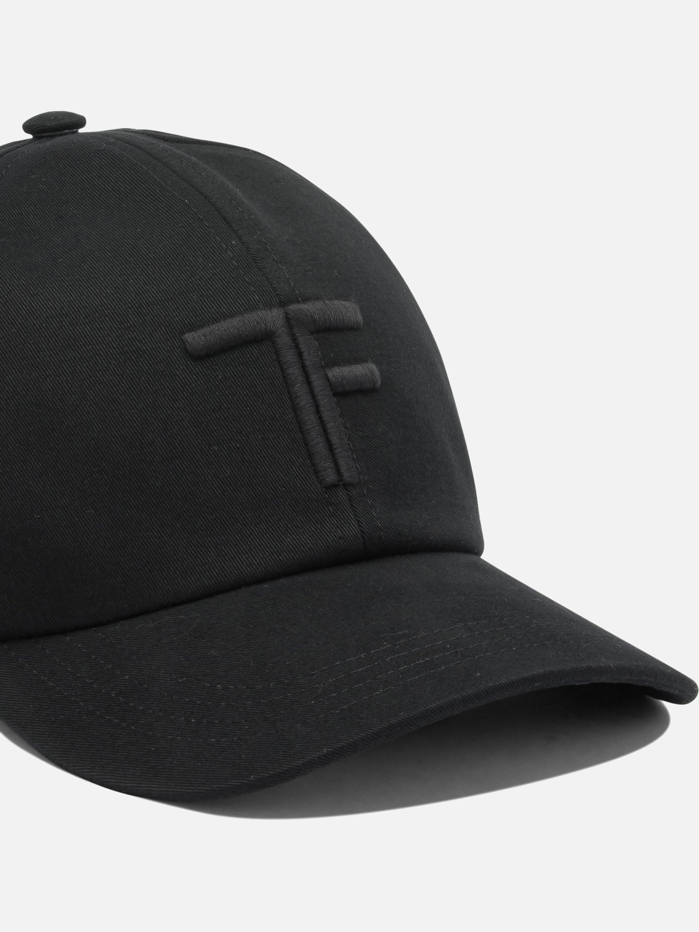 Baseball caps 100% cotton - Other fabric: 100% calf leather  Black - Tom Ford Men | PDP | VIETTI Online Store | Zoom-Modal_4
