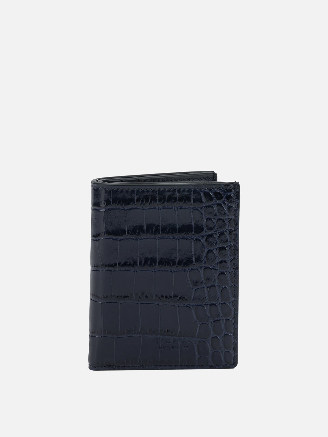 Card holders 100% calf leather  Blue - Tom Ford Men | PDP | VIETTI Online Store | thumbnail