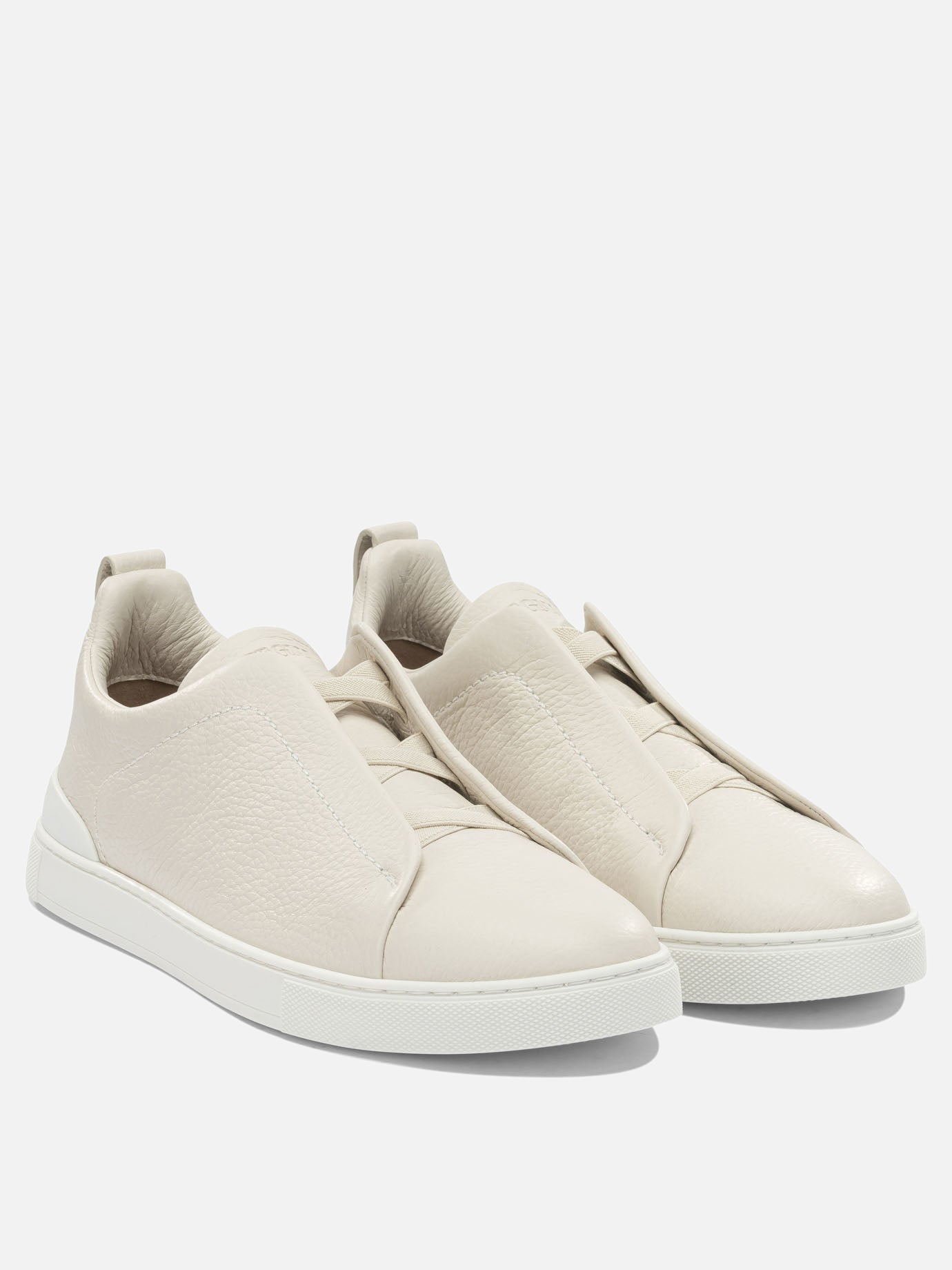 Low top sneakers 100% leather - 100% rubber  White - Zegna Men | PDP | VIETTI Online Store | Zoom-Modal_2
