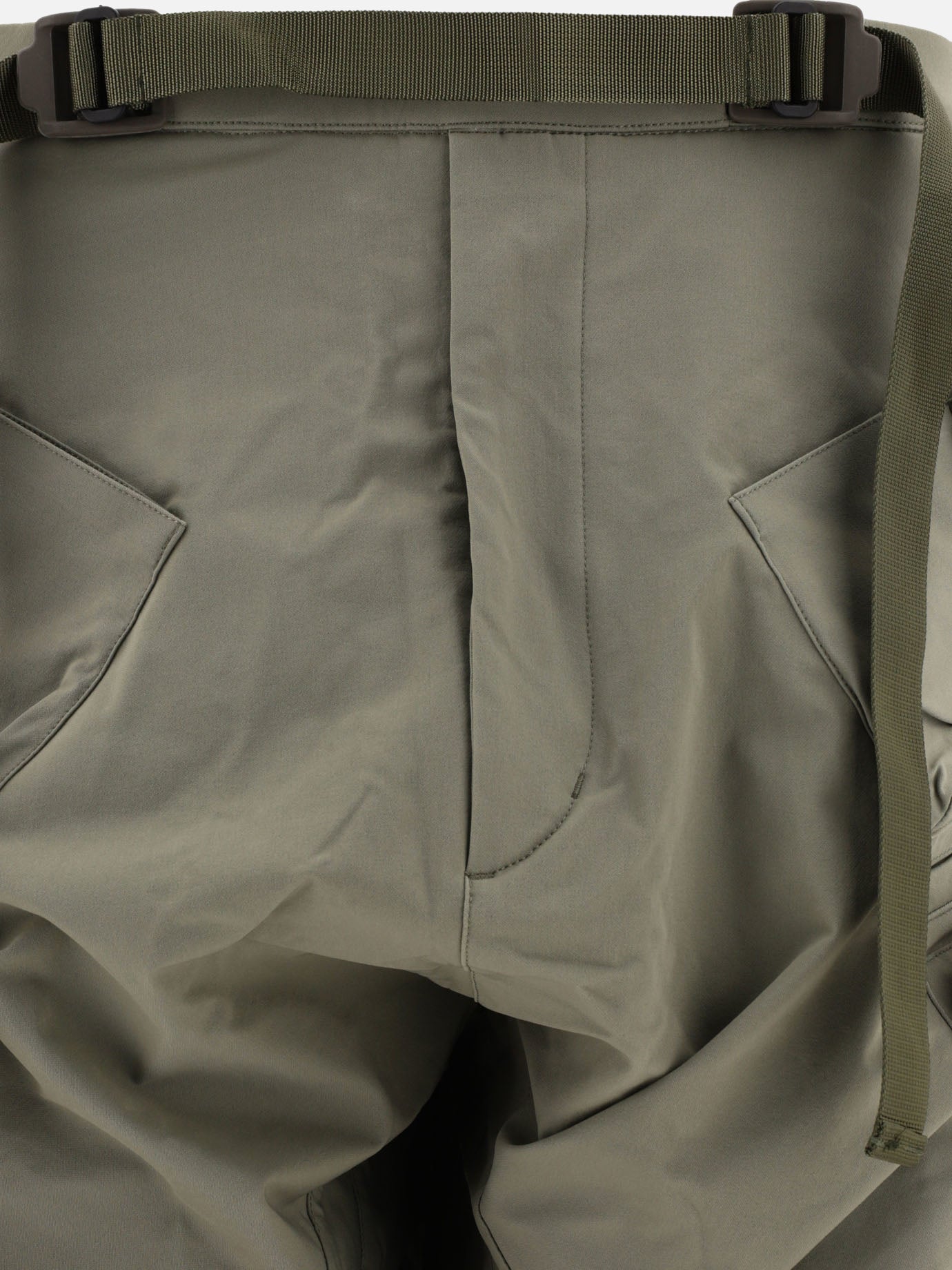 Technical trousers 91% polyamide 9% elastane  Green - Acronym Men | PDP | VIETTI Online Store | thumbnail_3