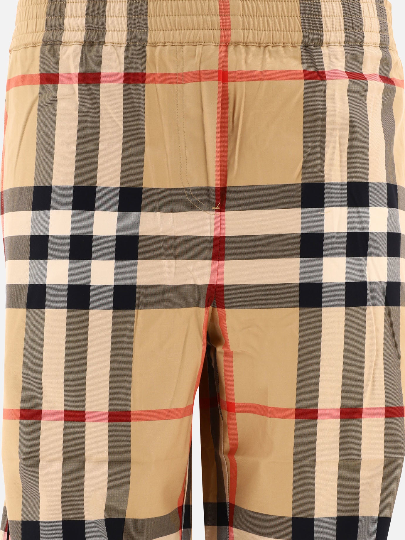 Leisure trousers 100% cotton  Beige - Burberry Women | PDP | VIETTI Online Store | thumbnail_3