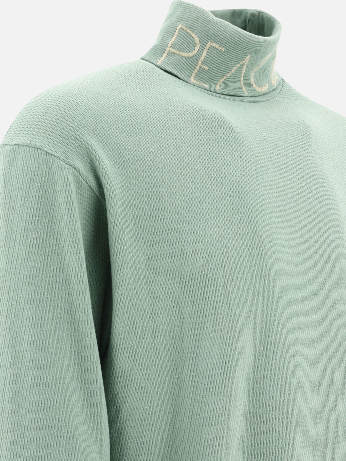 Embroidered turtleneck