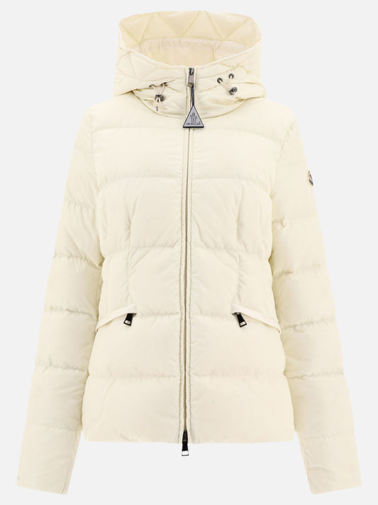 Down jackets 100% polyamide - Padding: down and feathers  White - Moncler Women | PLP | VIETTI Online Store 

