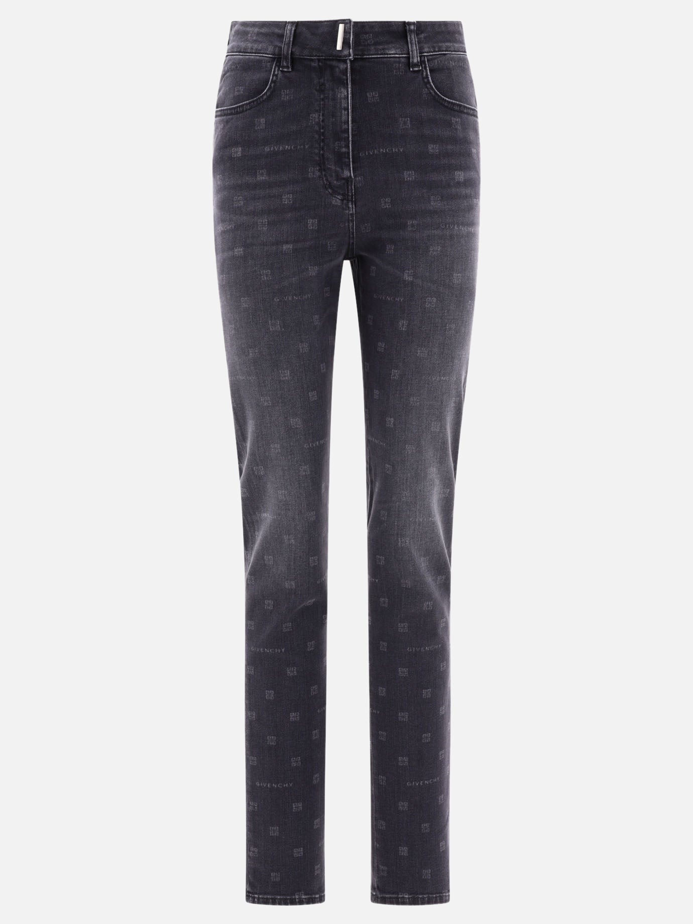 Straight-leg jeans 92% cotone 6% elastomultiestere 2% elastan  Black - Givenchy Women | PDP | VIETTI Online Store | Zoom-Modal
