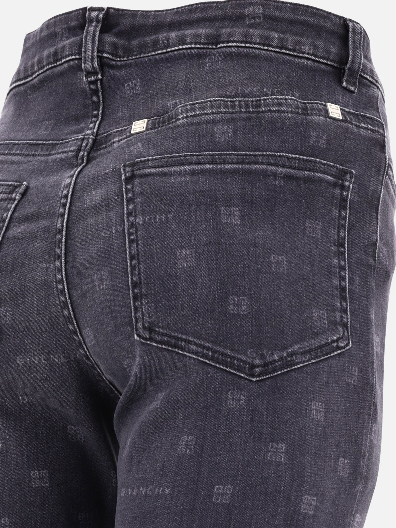 Straight-leg jeans 92% cotone 6% elastomultiestere 2% elastan  Black - Givenchy Women | PDP | VIETTI Online Store | Zoom-Modal_4
