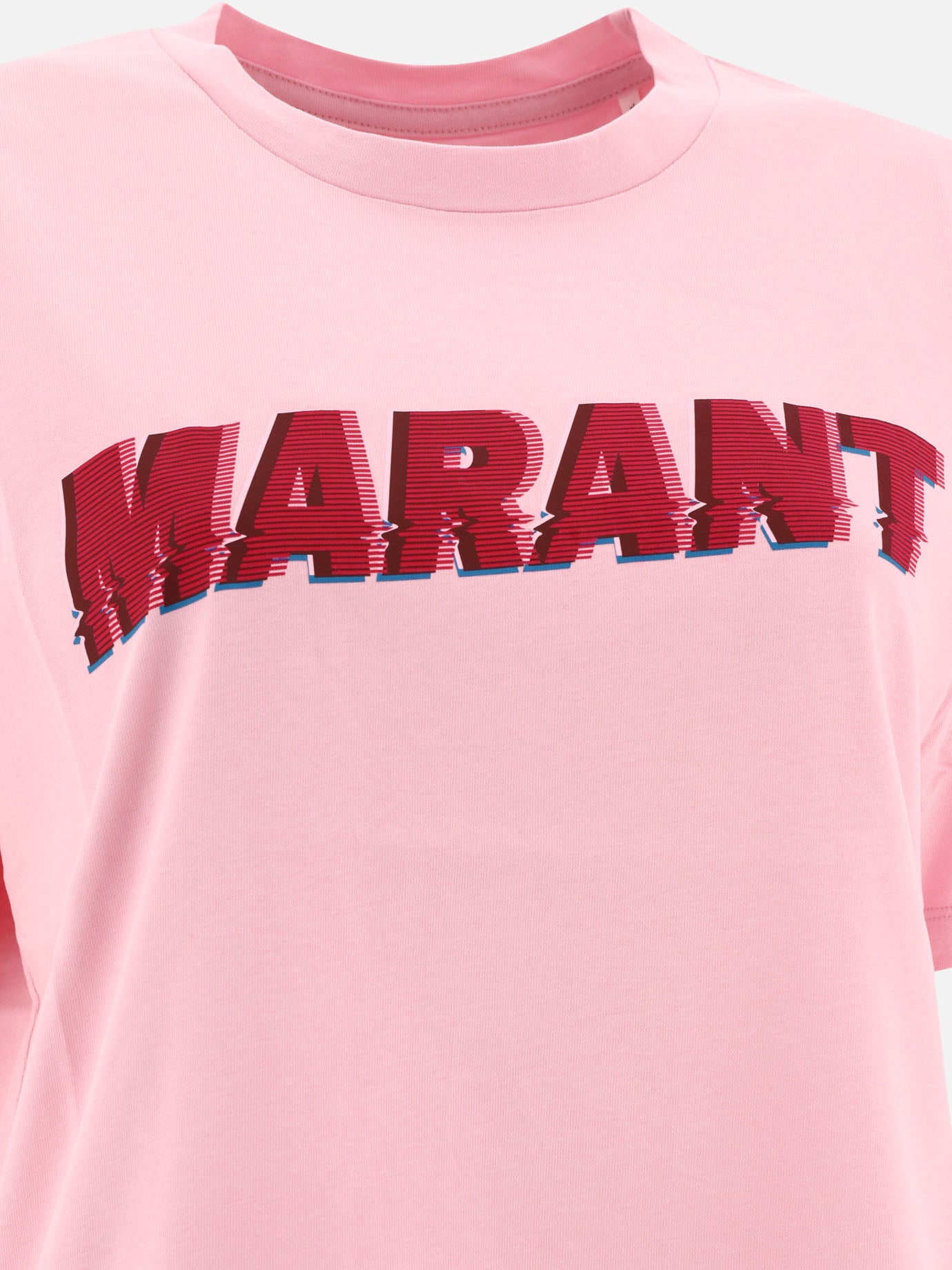 Crewneck t-shirts 100% cotone  Pink - Marant Étoile Women | PDP | VIETTI Online Store | thumbnail_3