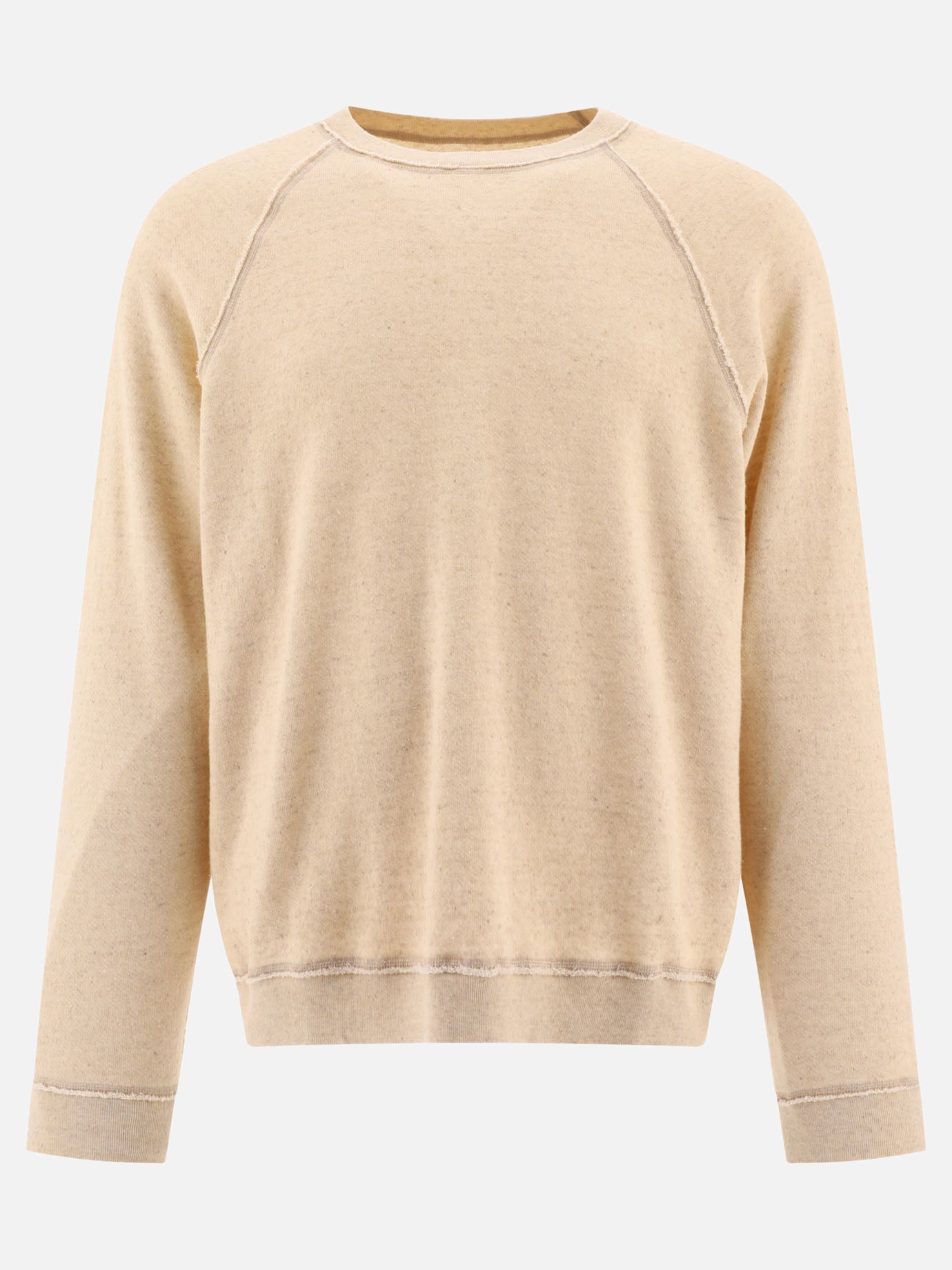 Crewnecks 70% cotone 30% lino  Beige - KAPITAL Men | PDP | VIETTI Online Store | Zoom-Modal

