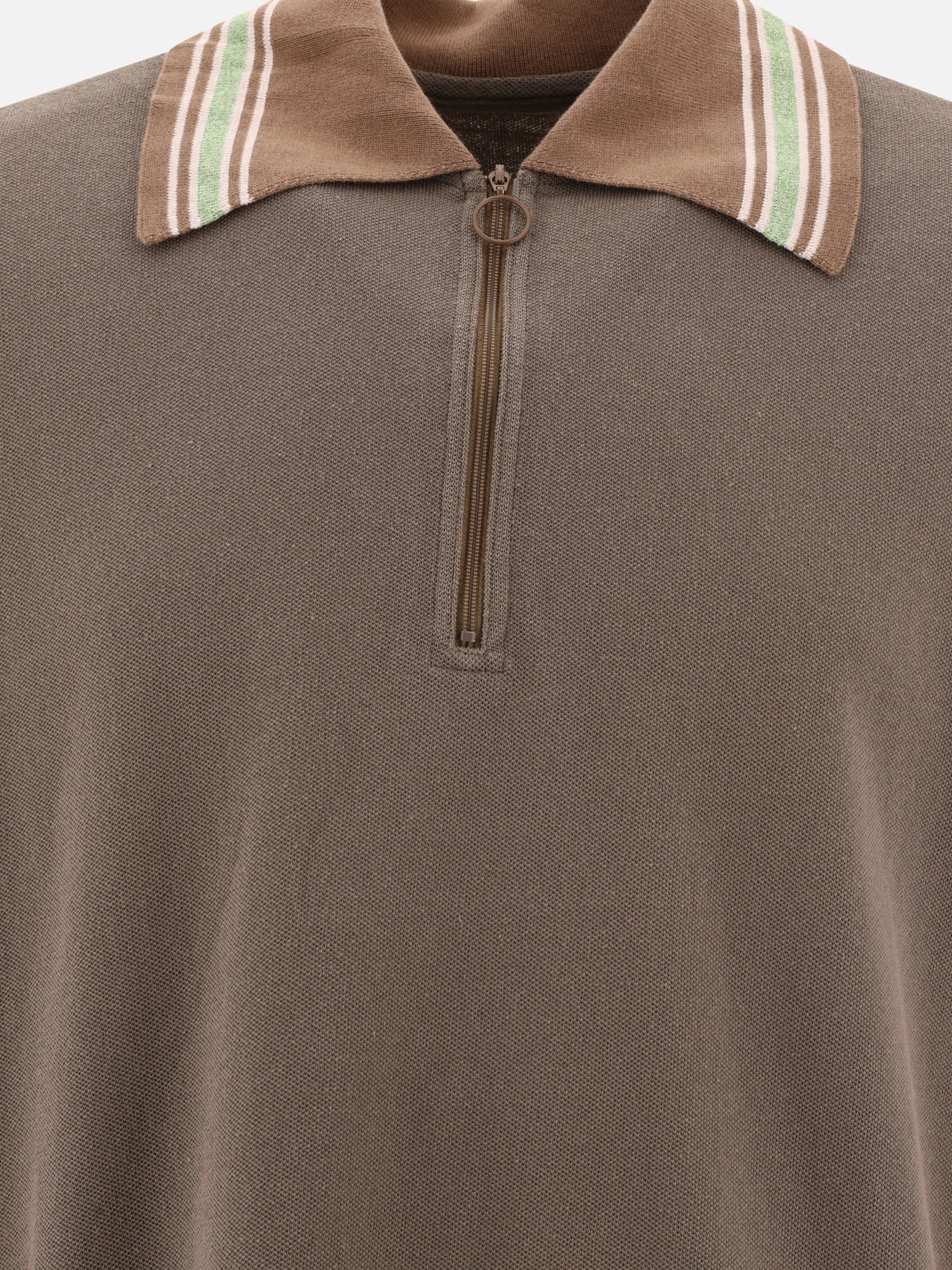 Polo shirts with buttons 100% cotton  Brown - KAPITAL Men | PDP | VIETTI Online Store | Zoom-Modal_3
