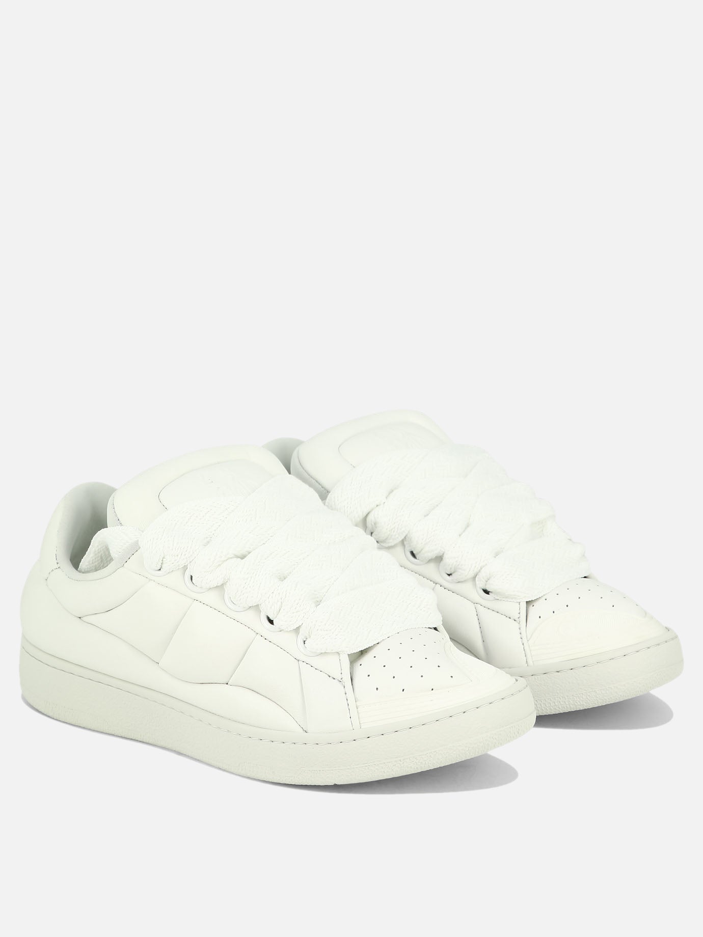 Low top sneakers 100% pelle di agnello - 100% gomma  White - Lanvin Men | PDP | VIETTI Online Store | thumbnail_2