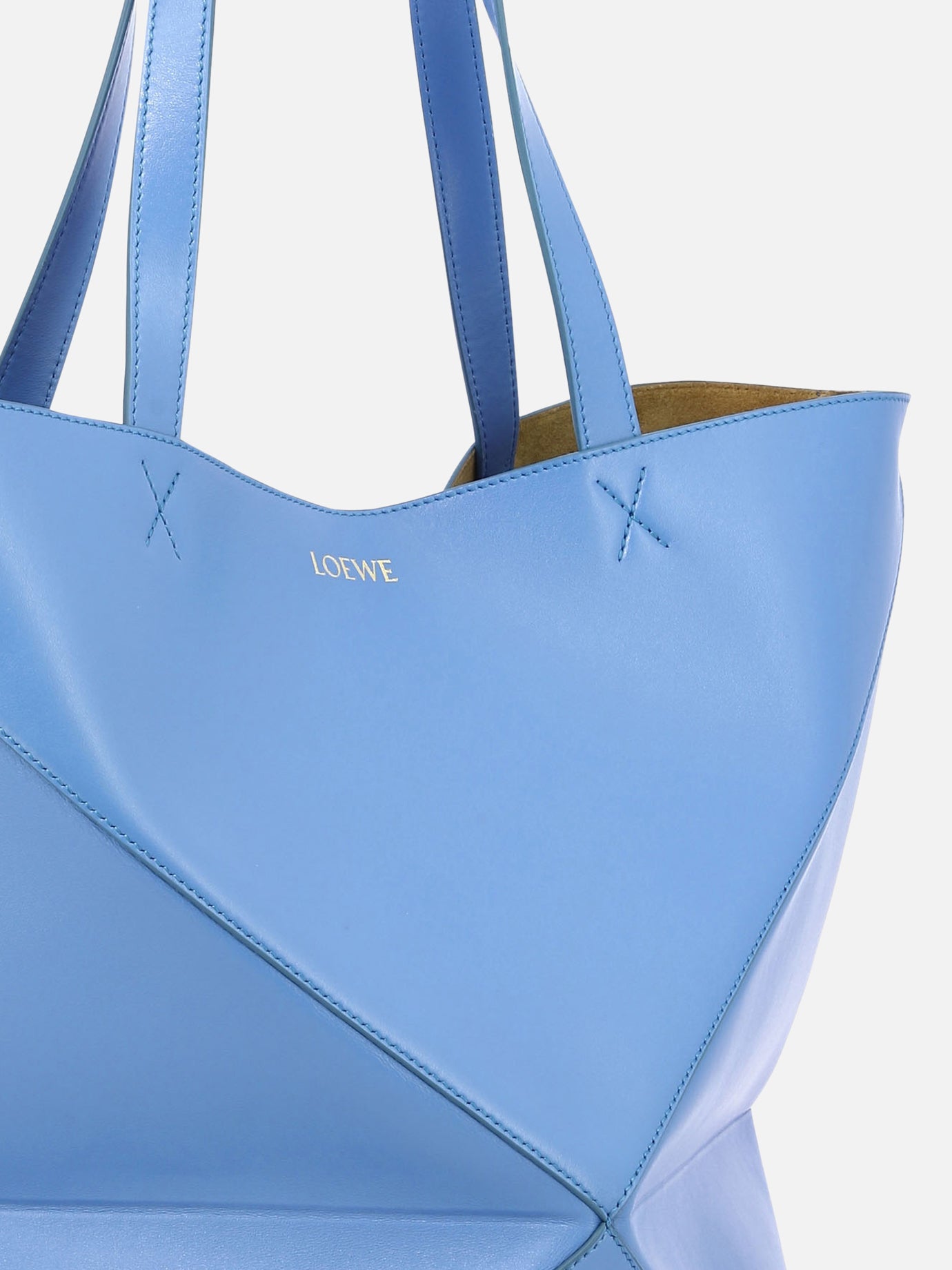 Medium bags 100% leather  Light blue - Loewe Men | PDP | VIETTI Online Store | thumbnail_4