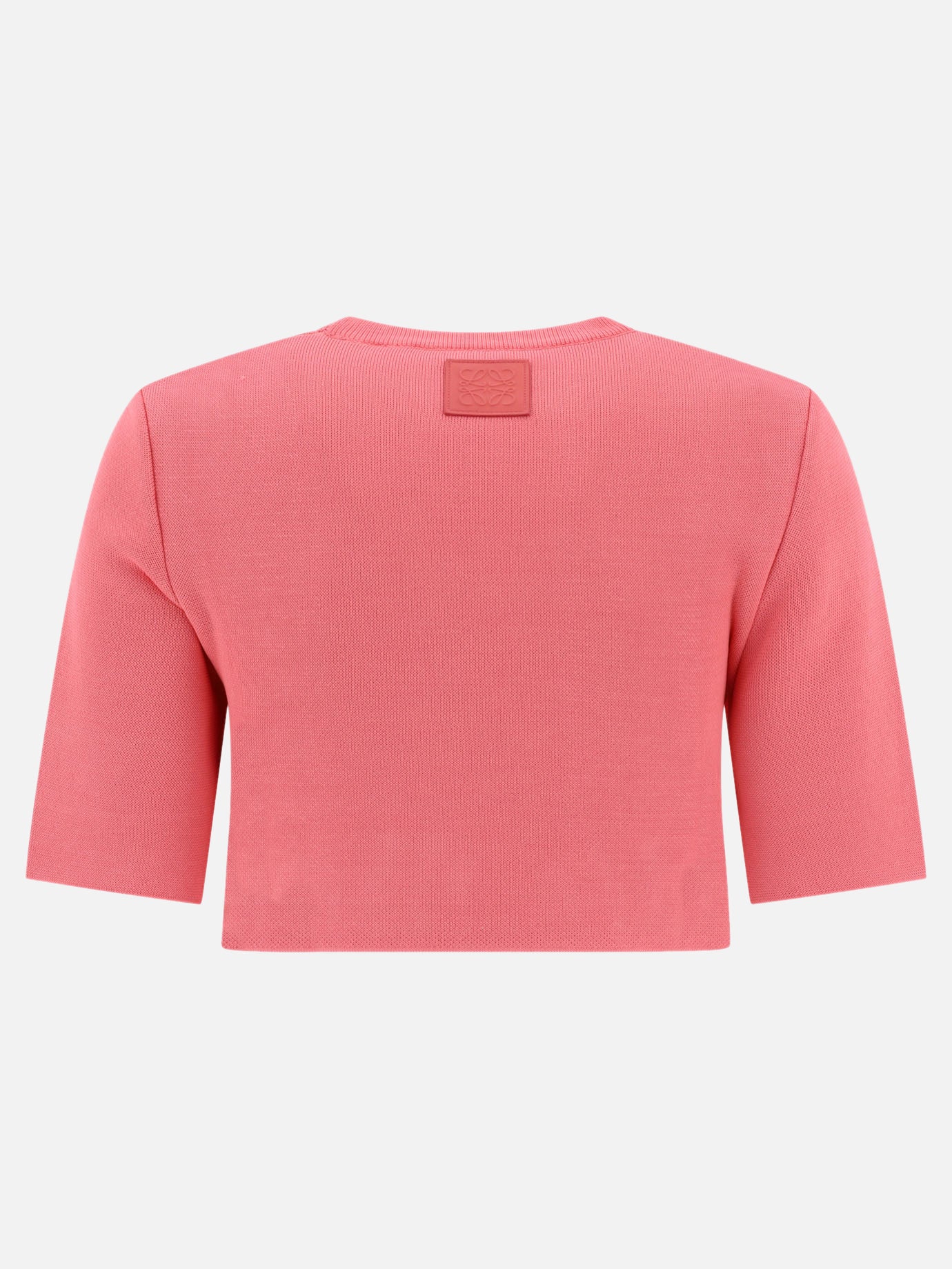 Crop tops 49% viscose 29% cotton 19% polyamide 1% leather  Pink - Loewe Women | PDP | VIETTI Online Store | thumbnail_2