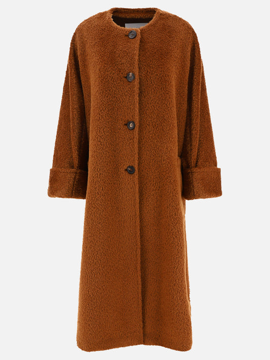 Long coats Solid colour  Brown - Max Mara Women | PLP | VIETTI Online Store 
