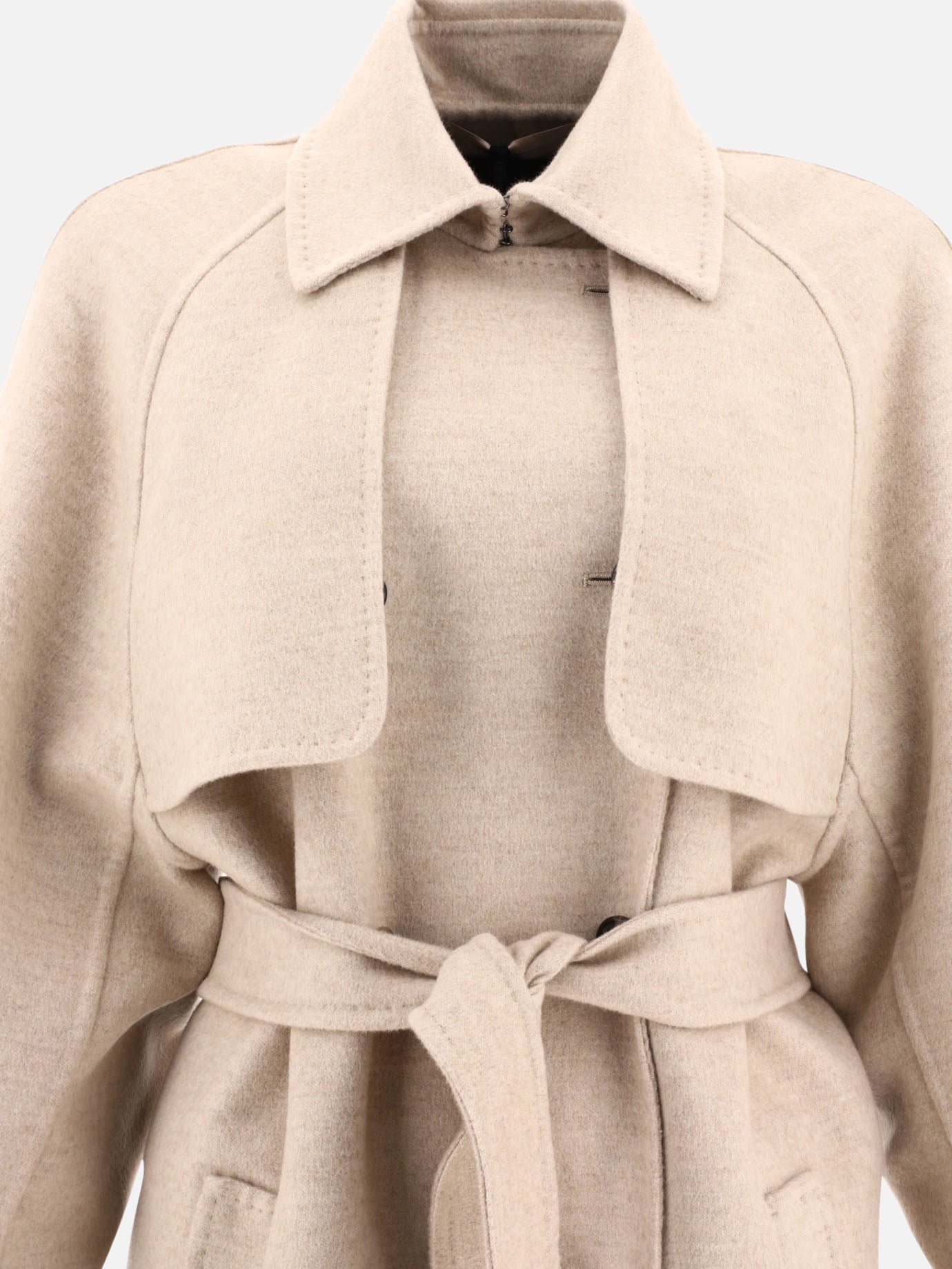 "Falco" cashmere trench coat