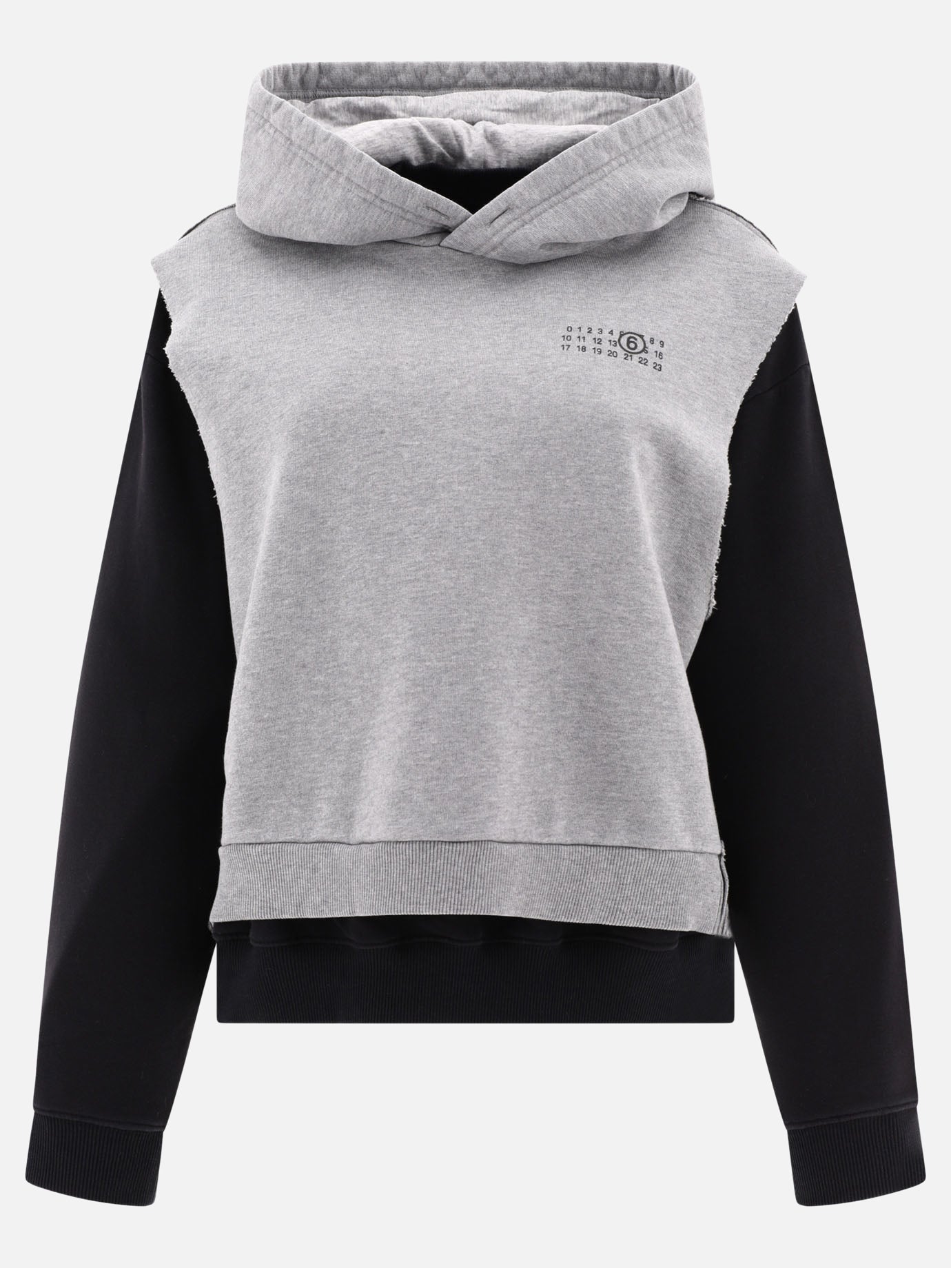 Hoodies 65% cotone 35% poliestere  Grey - MM6 Maison Margiela Women | PDP | VIETTI Online Store | thumbnail