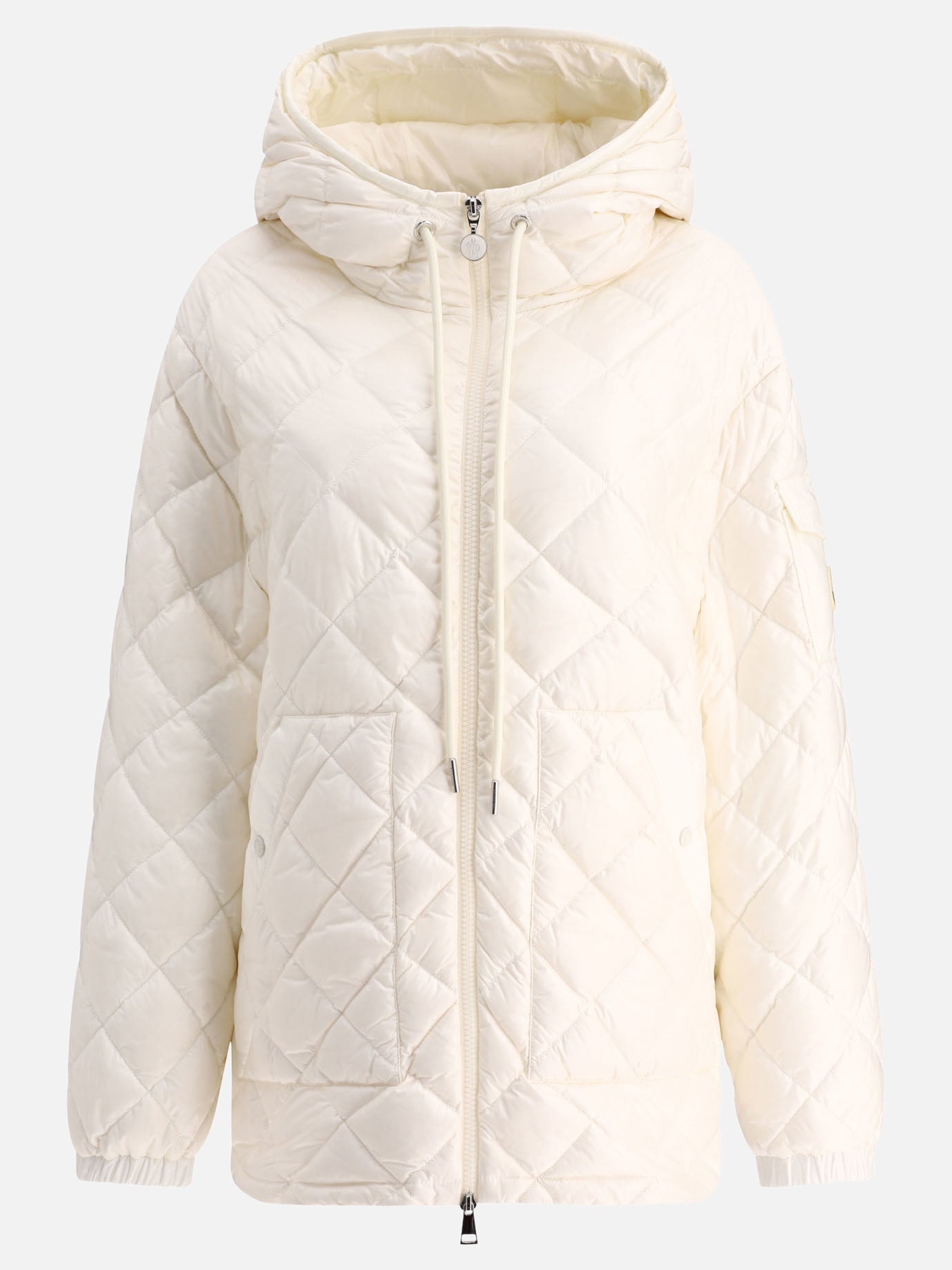 Quilted & Utility Jackets 100% poliammide - Imbottitura: piumino e piuma  White - Moncler Women | PDP | VIETTI Online Store | Zoom-Modal
