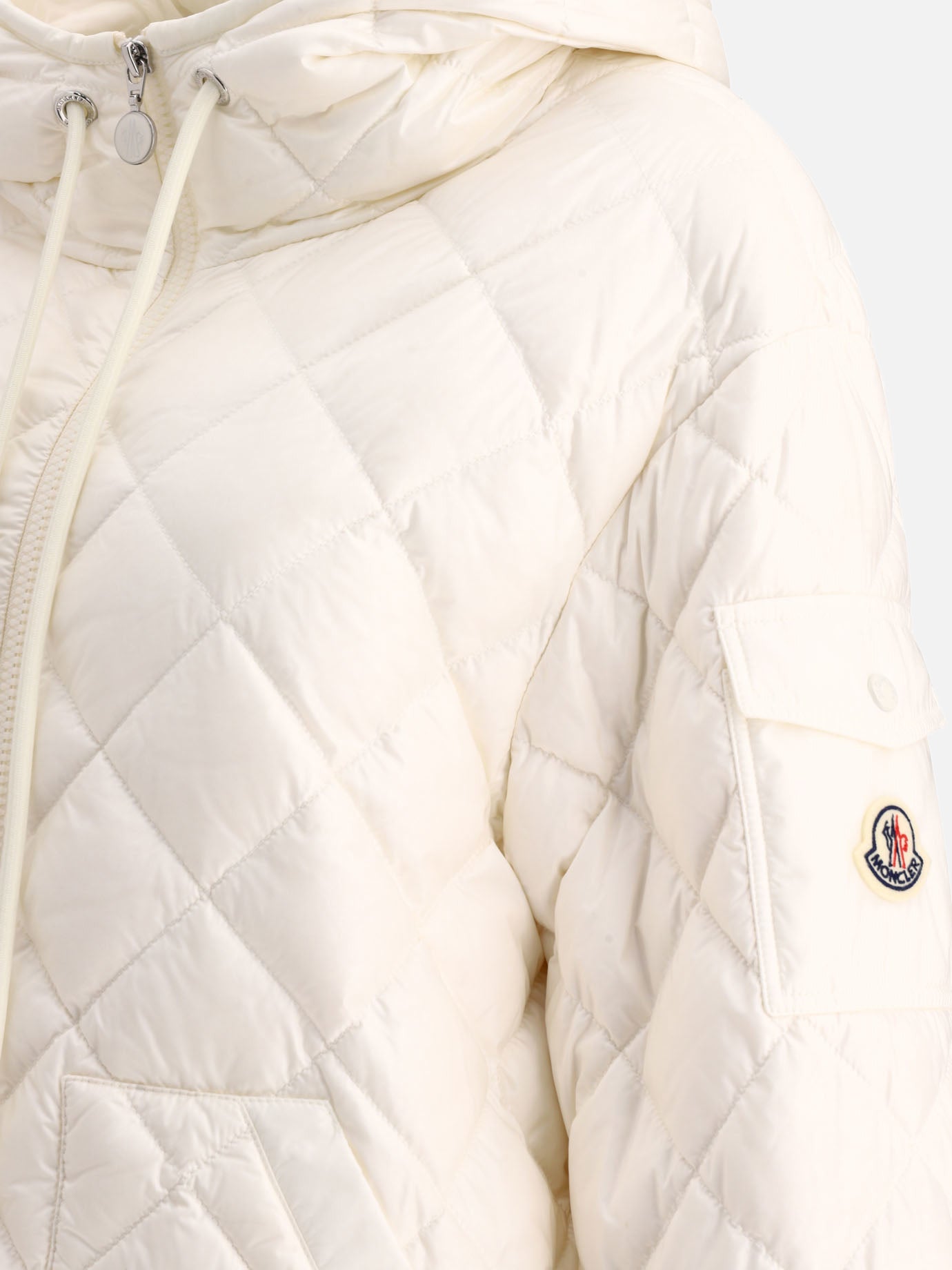 Quilted & Utility Jackets 100% poliammide - Imbottitura: piumino e piuma  White - Moncler Women | PDP | VIETTI Online Store | thumbnail_4