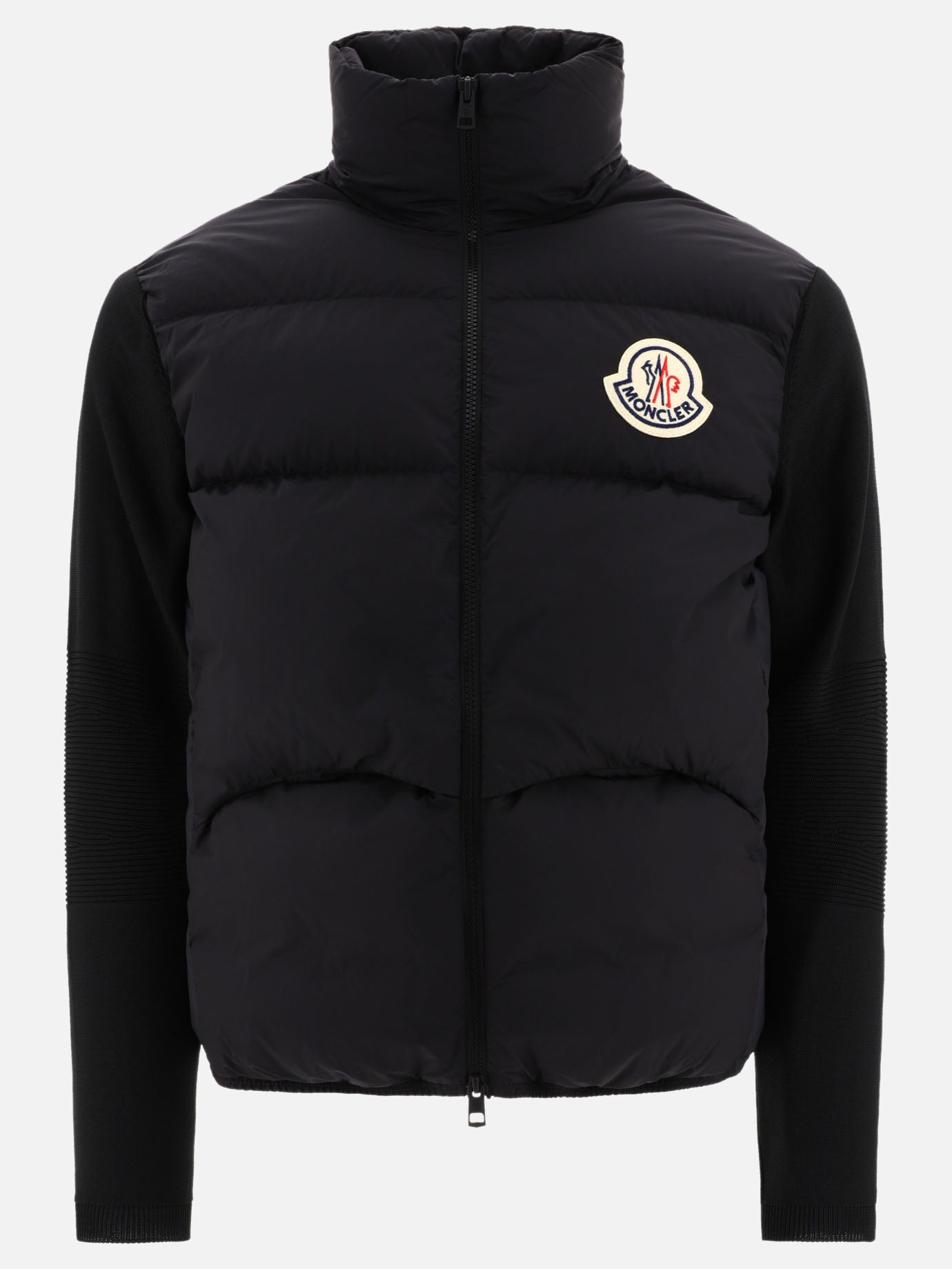 Down jackets 100% polyamide - Padding: down and feathers  Black - Moncler Men | PDP | VIETTI Online Store | Zoom-Modal
