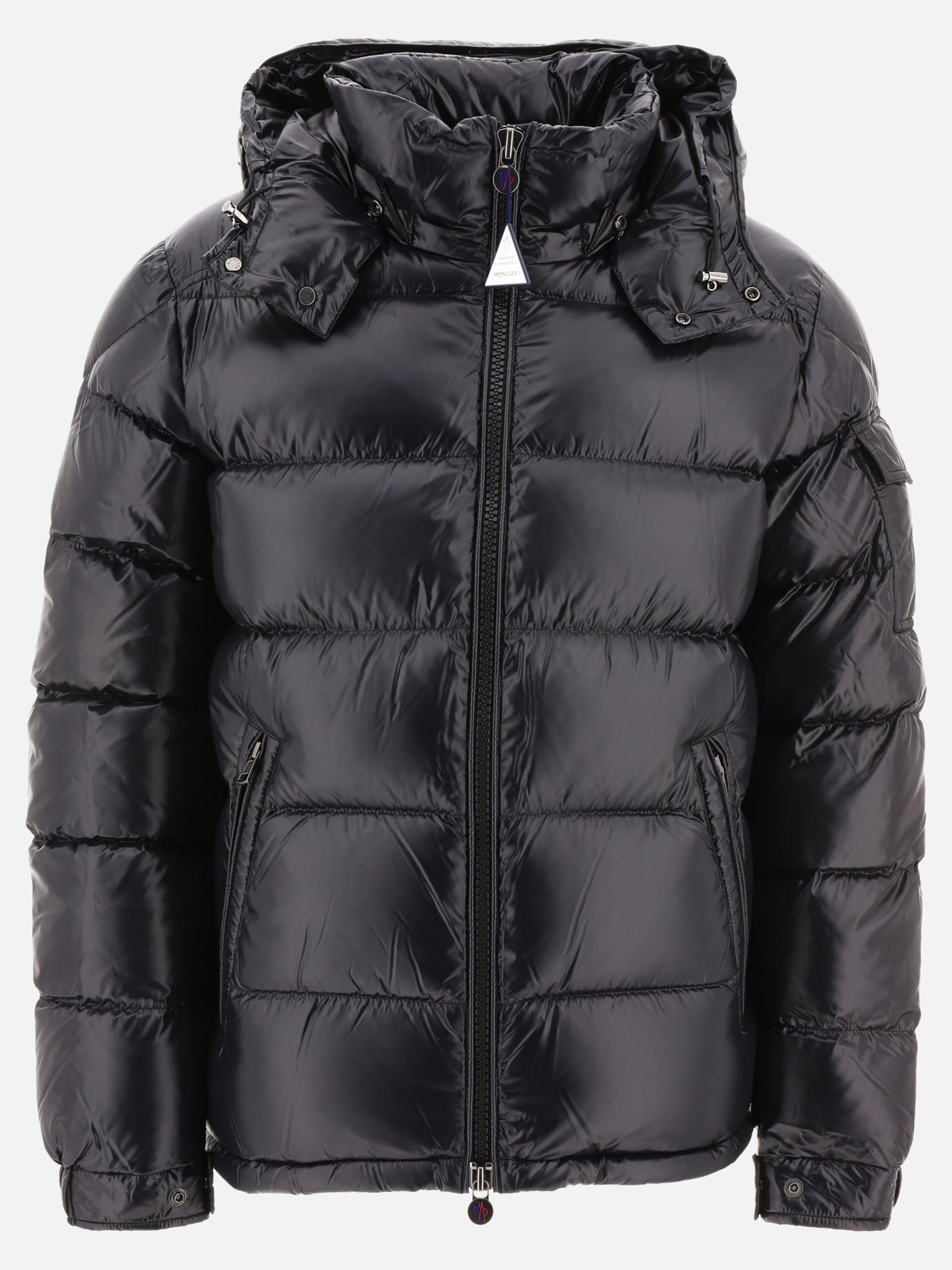 Down jackets Solid colour  Black - Moncler Men | PDP | VIETTI Online Store | Zoom-Modal
