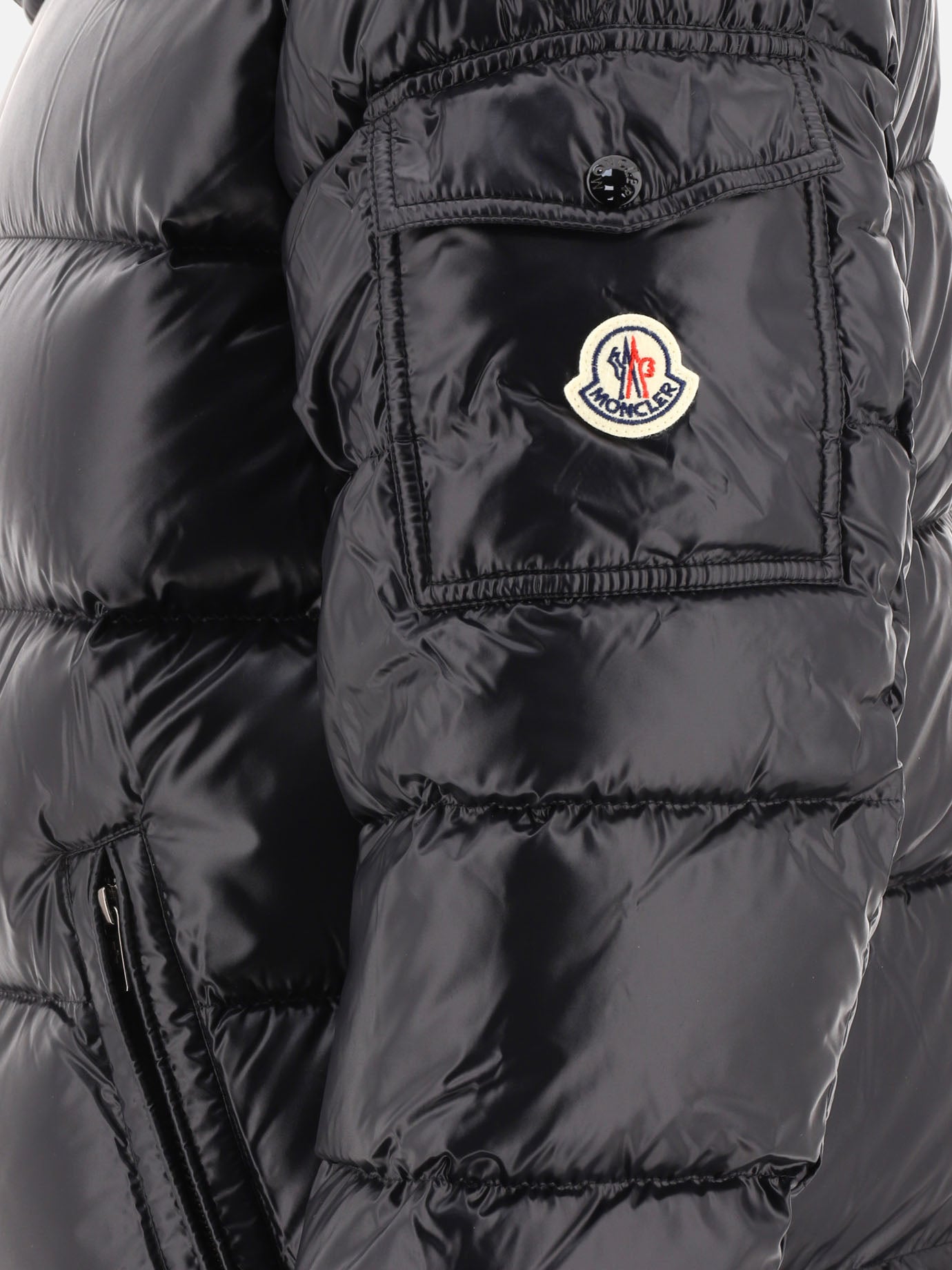 Down jackets Solid colour  Black - Moncler Men | PDP | VIETTI Online Store | thumbnail_4