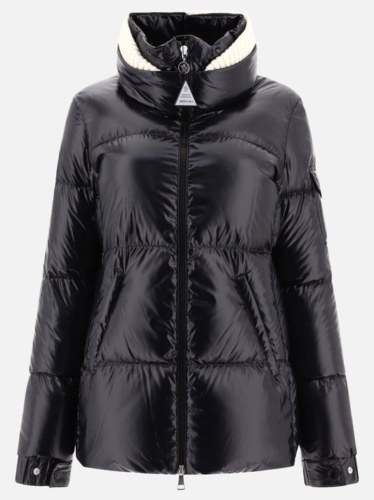 Down jackets 100% poliammide - 100% cuoio  Black - Moncler Women | PLP | VIETTI Online Store 
