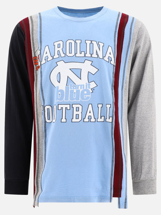 Crewneck t-shirts 100% cotton  Light blue - Needles Men | PLP | VIETTI Online Store 
