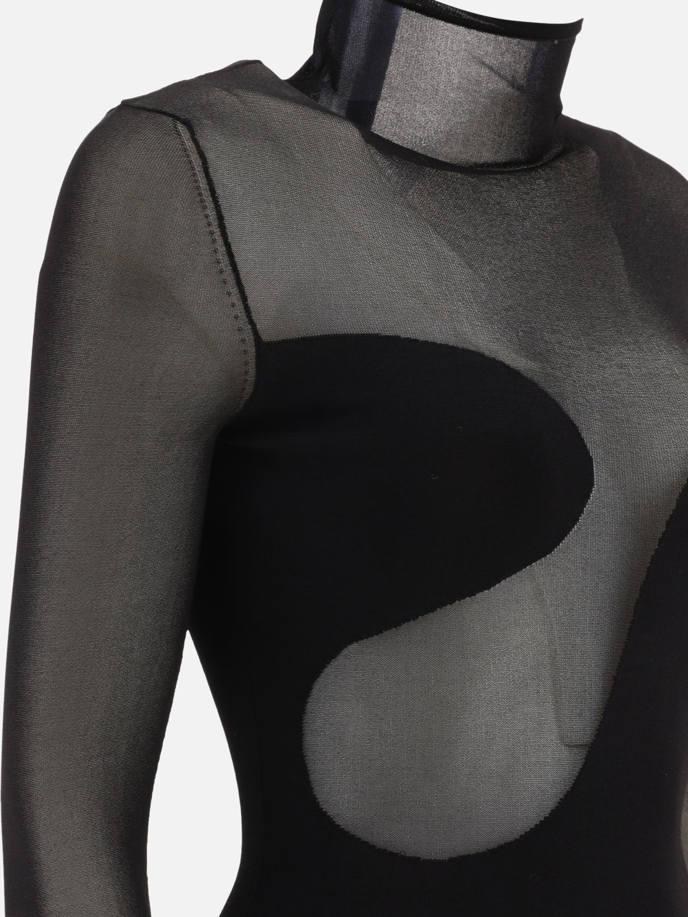 Asymmetric line bodysuit