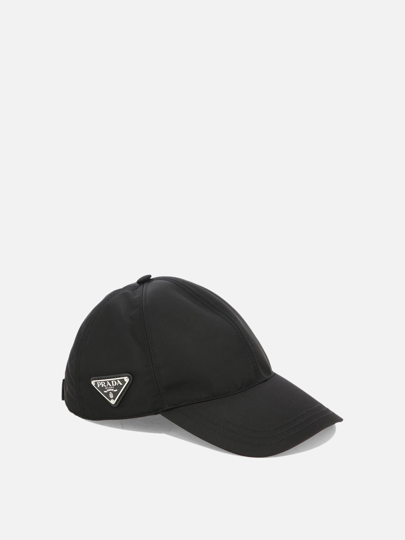 Baseball caps 100% recycled polyamide  Black - Prada Women | PDP | VIETTI Online Store | thumbnail_2