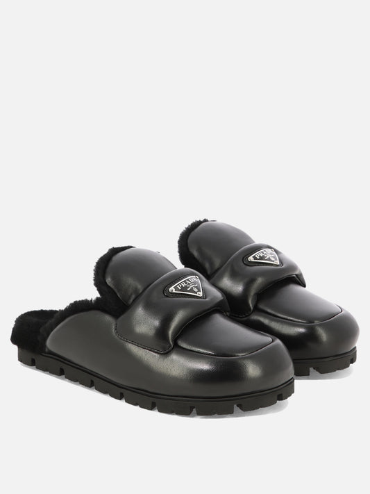 Slippers 100% pelle di agnello - 100% gomma  Black - Prada Women | PLP | VIETTI Online Store | 2
