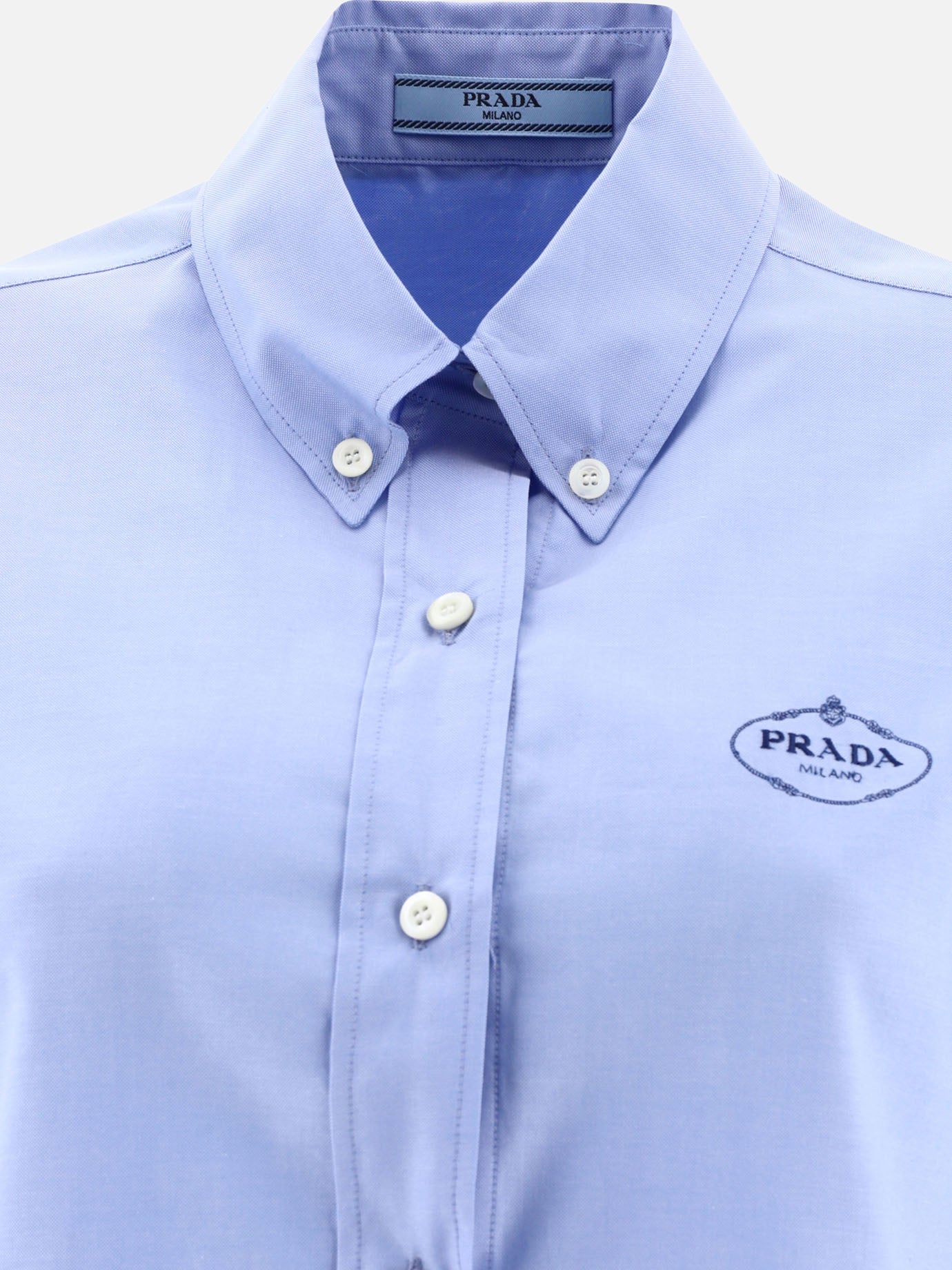 Casual shirts 100% cotone  Blue - Prada Women | PDP | VIETTI Online Store | Zoom-Modal_3
