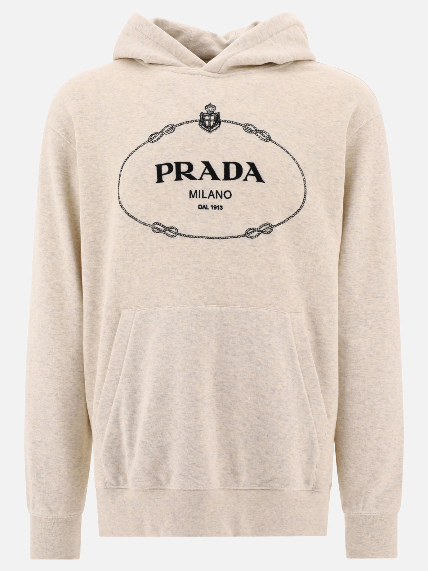 Hoodies 100% cotone  Beige - Prada Men | PDP | VIETTI Online Store | thumbnail