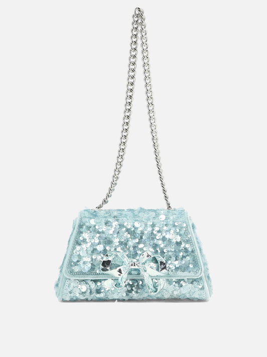 Small bags 91% polyester 9% elastane  Light blue - Self-portrait Women | PLP | VIETTI Online Store 

