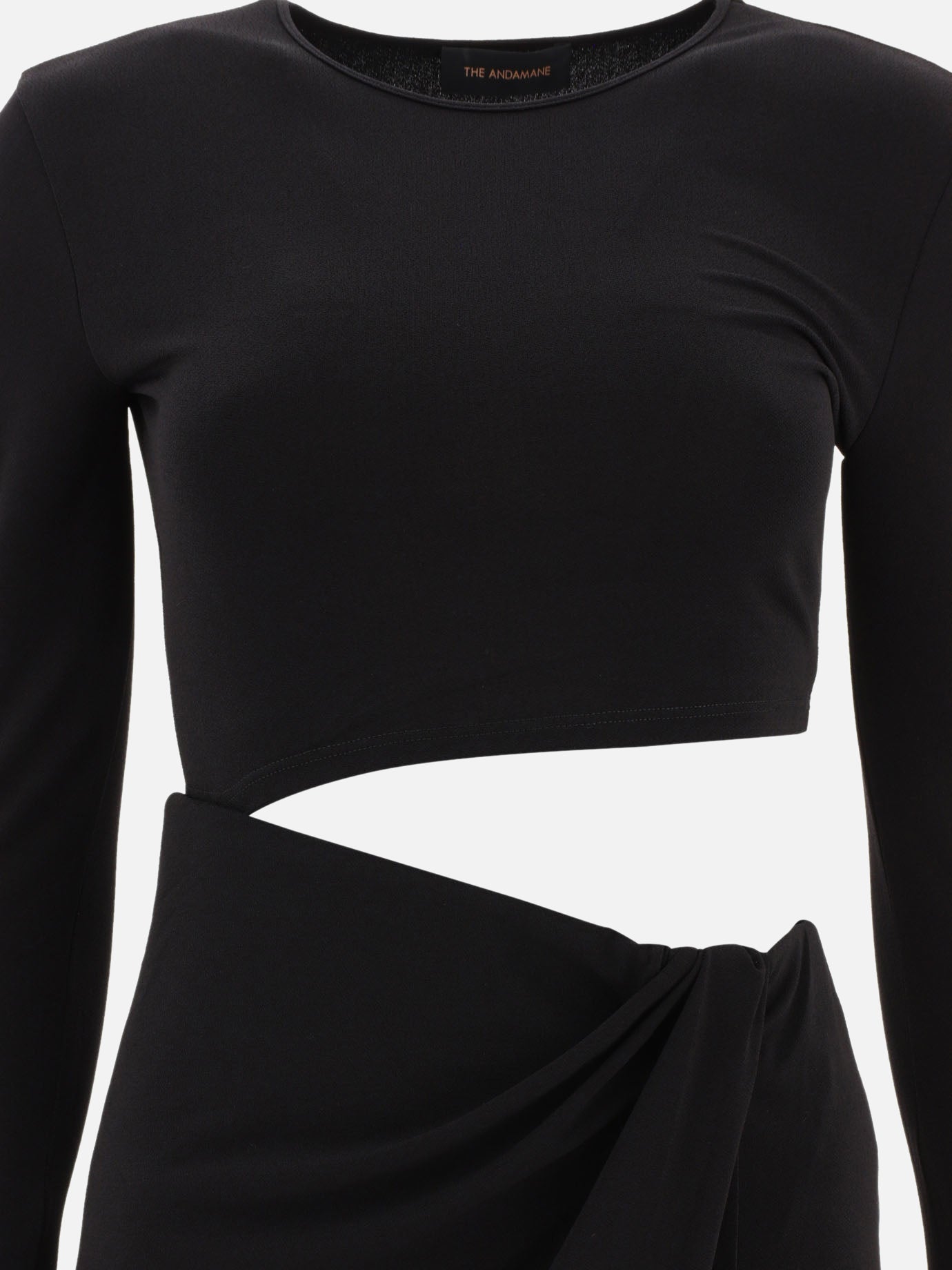 Long dresses 95% poliestere 5% elastan  Black - The Andamane Women | PDP | VIETTI Online Store | thumbnail_3