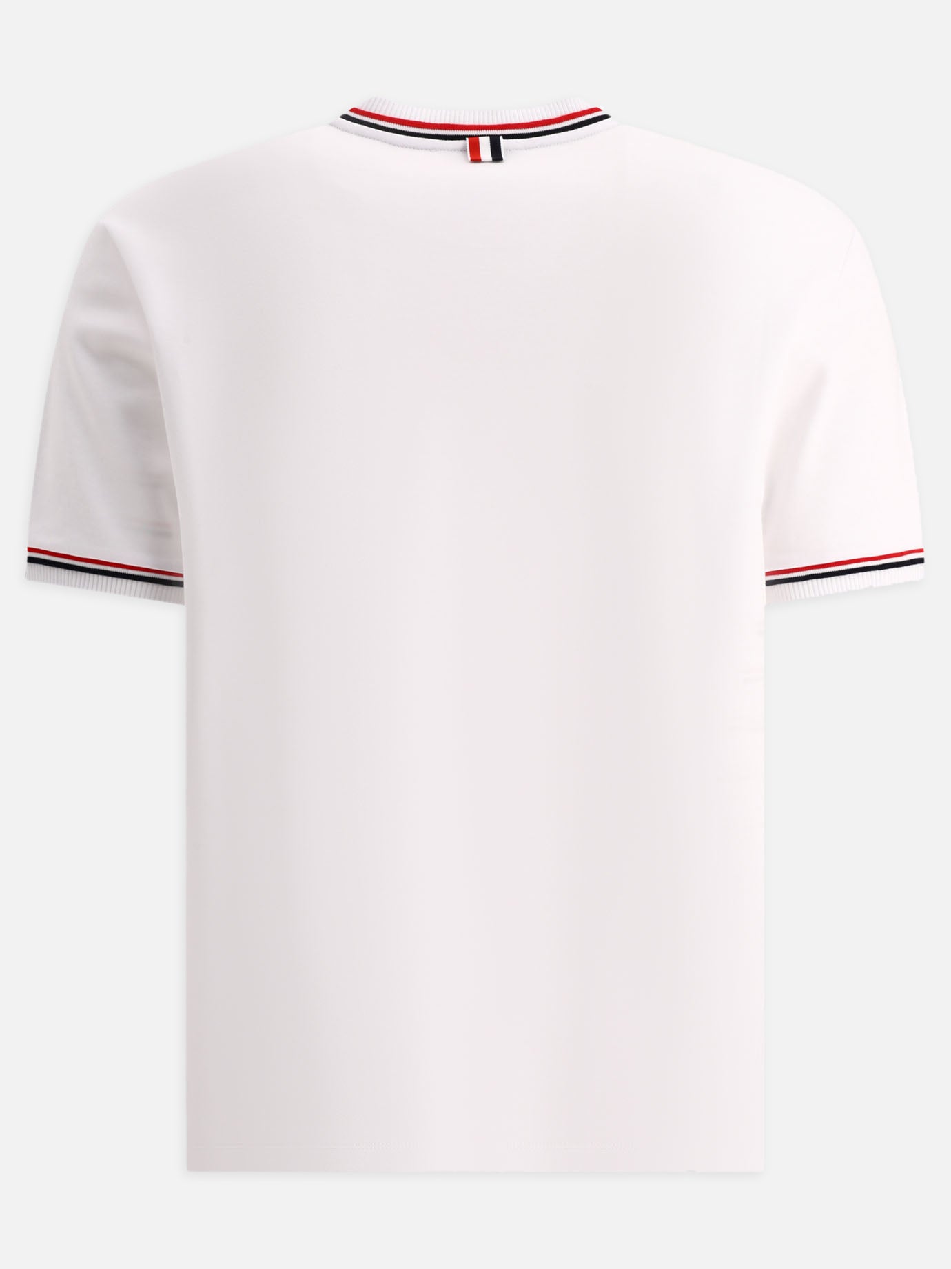 Crewneck t-shirts 100% cotton  White - Thom Browne Men | PDP | VIETTI Online Store | thumbnail_2