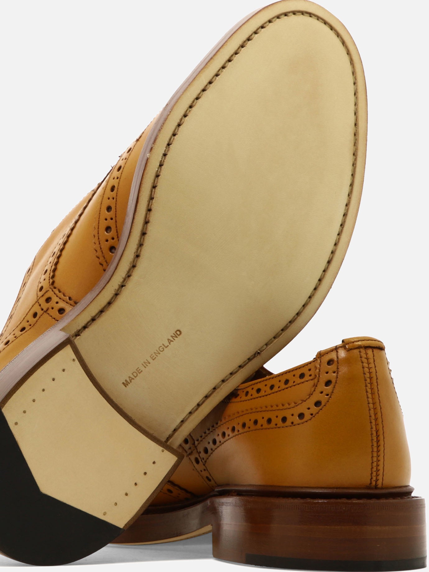 Brogues 100% pelle - 100% cuoio  Beige - Tricker's Men | PDP | VIETTI Online Store | Zoom-Modal_5
