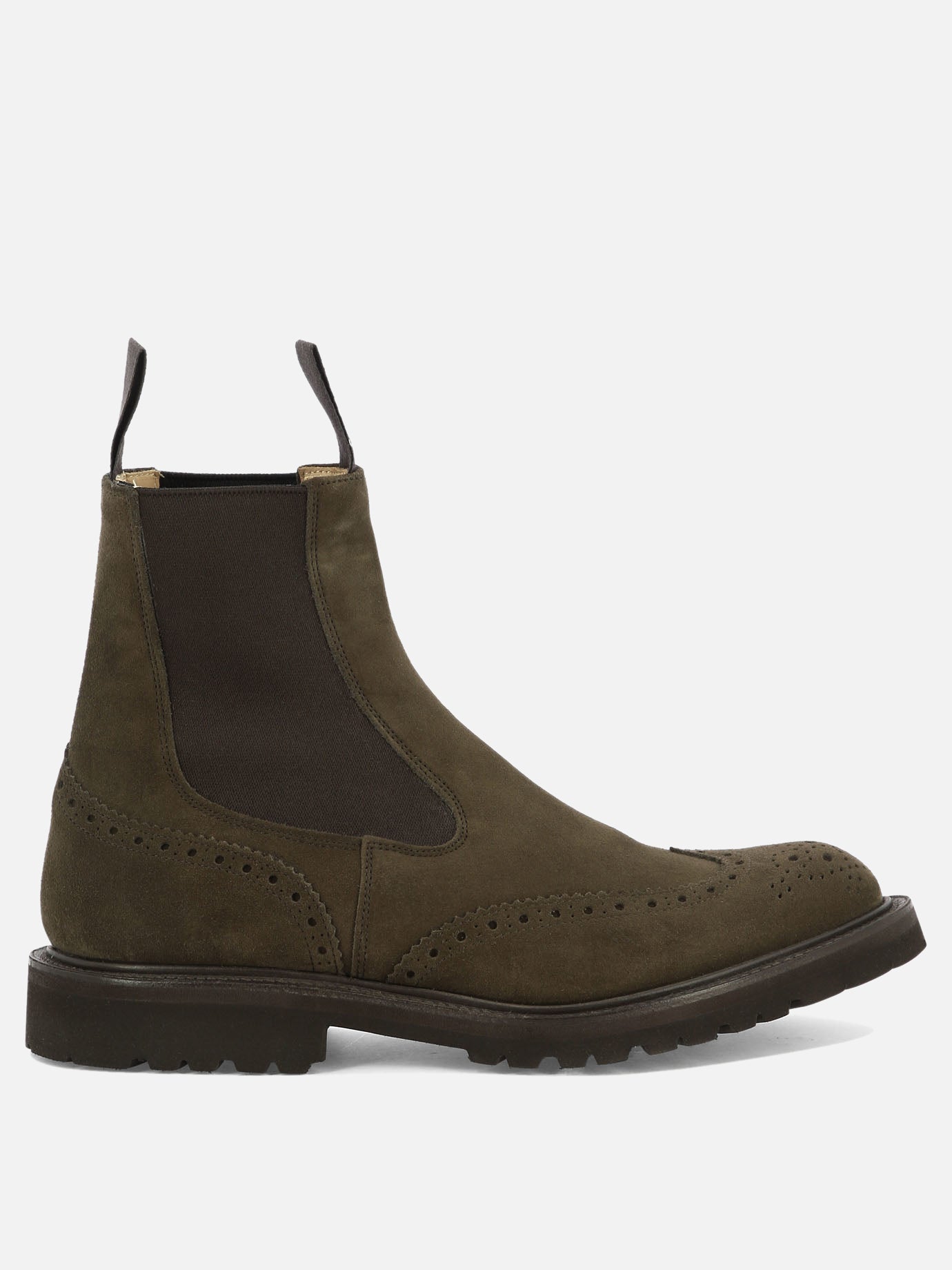 Chelsea boots 100% scamosciato - 100% gomma  Brown - Tricker&#39;s Men | PDP | VIETTI Online Store | thumbnail