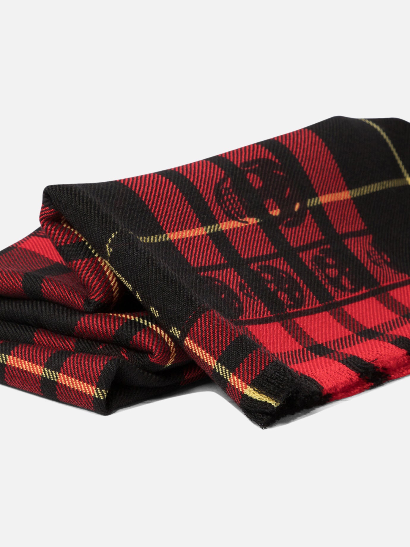 "Tartan Skull" foulard