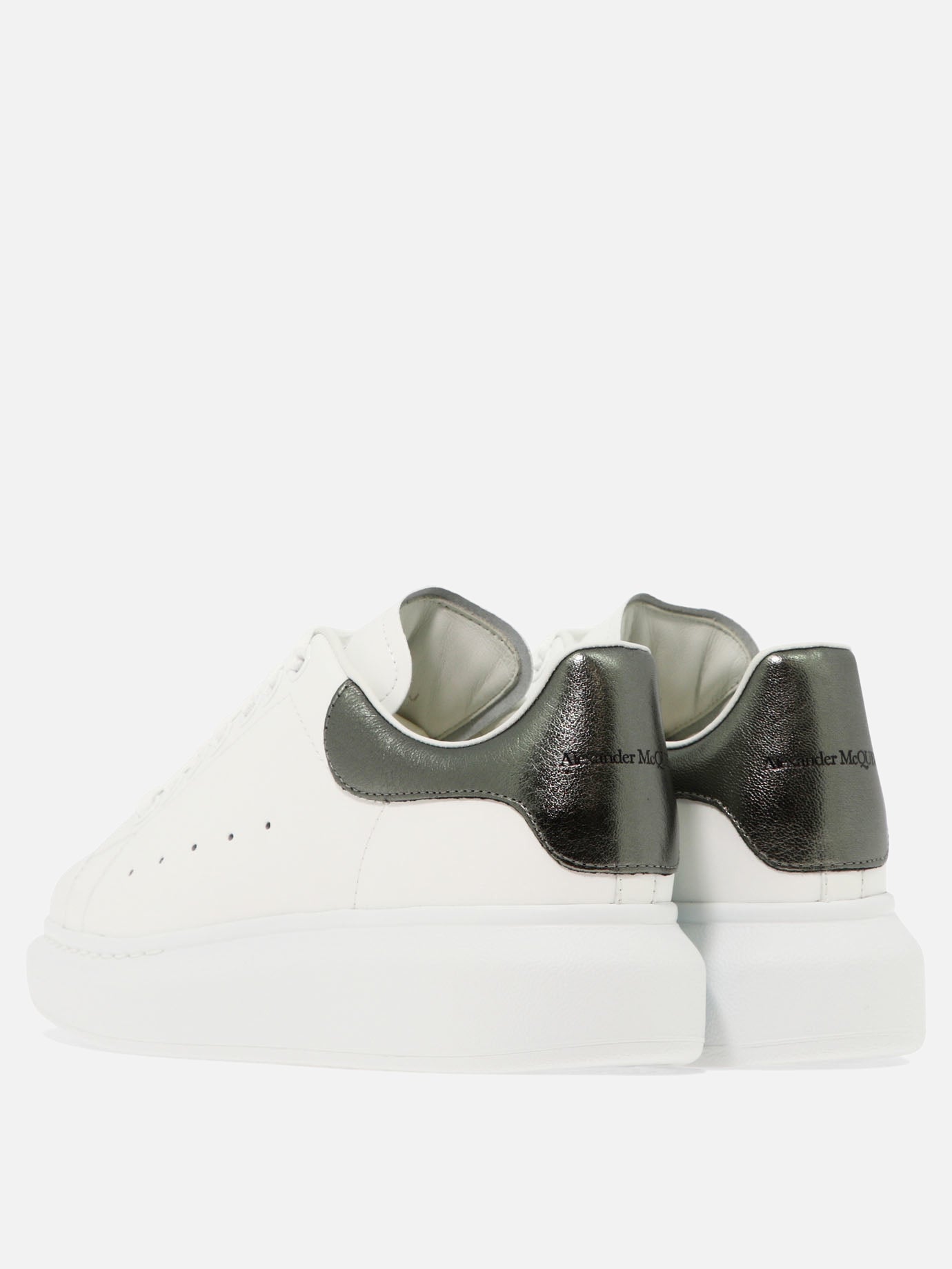 Low top sneakers 100% leather - 100% rubber  White - Alexander McQueen Women | PDP | VIETTI Online Store | thumbnail_4