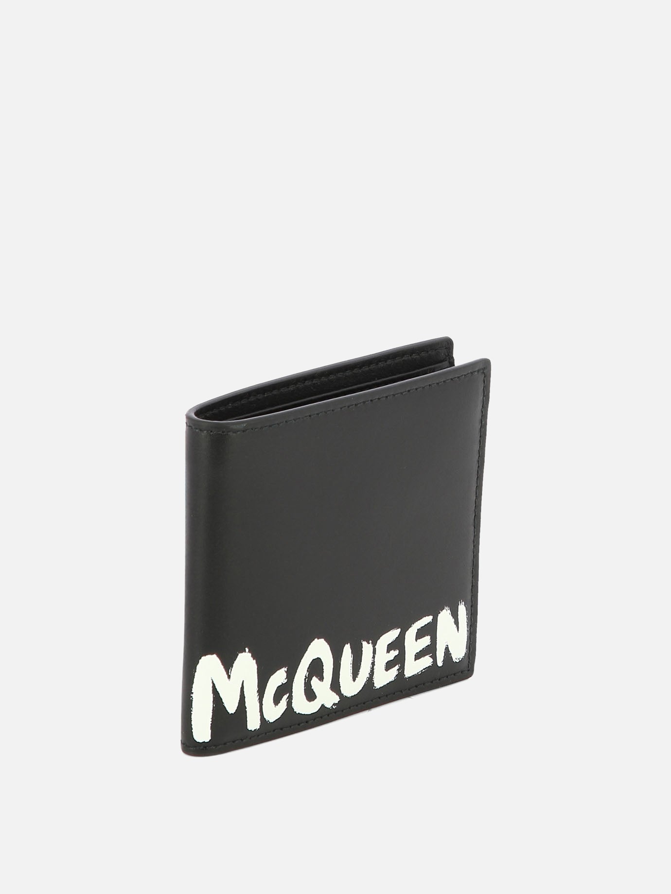 Alexander McQueen "McQueen Graffiti" wallet Black