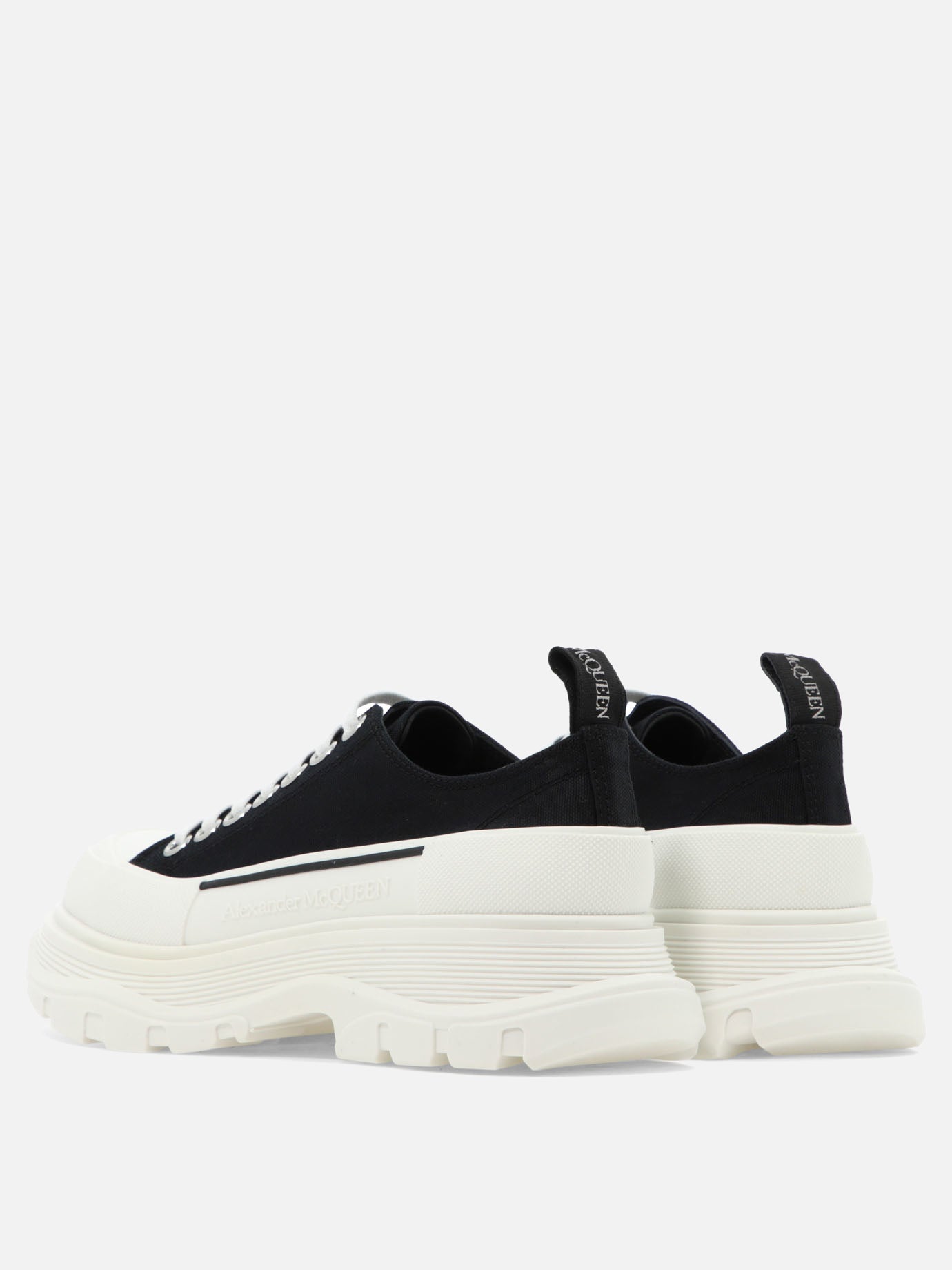 Low top sneakers 100% cotton - 100% rubber  Black - Alexander McQueen Women | PDP | VIETTI Online Store | thumbnail_4