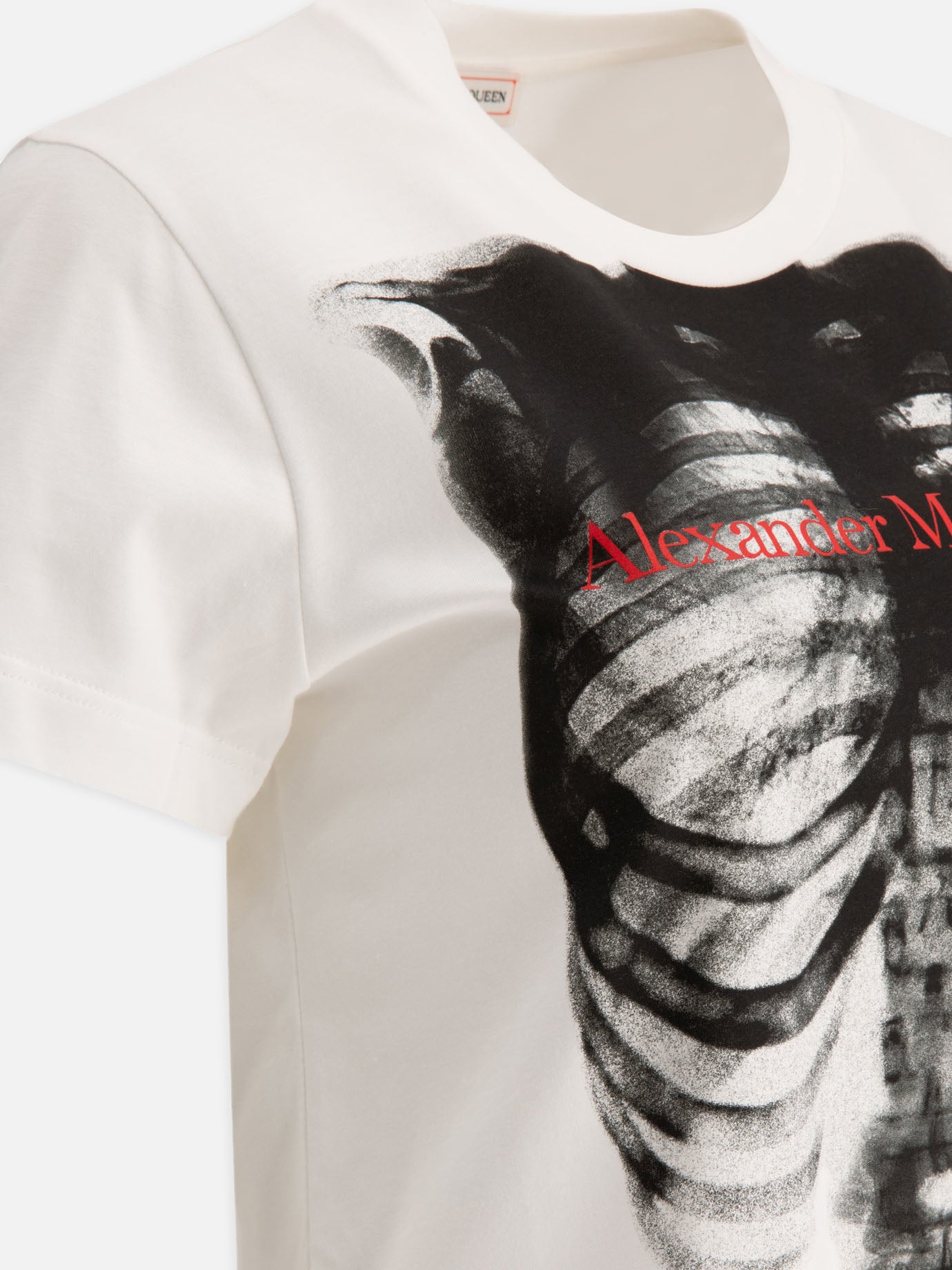 T-shirt with rib cage print