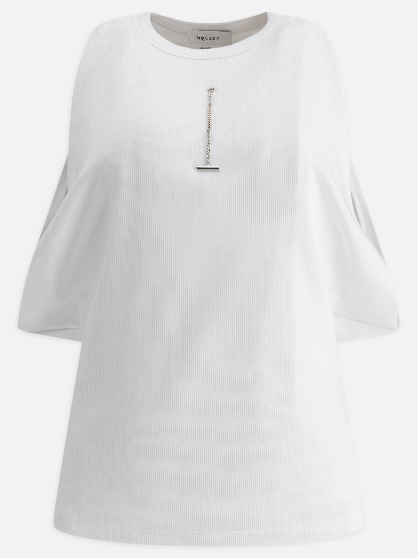 Alexander McQueen Ribbed top White