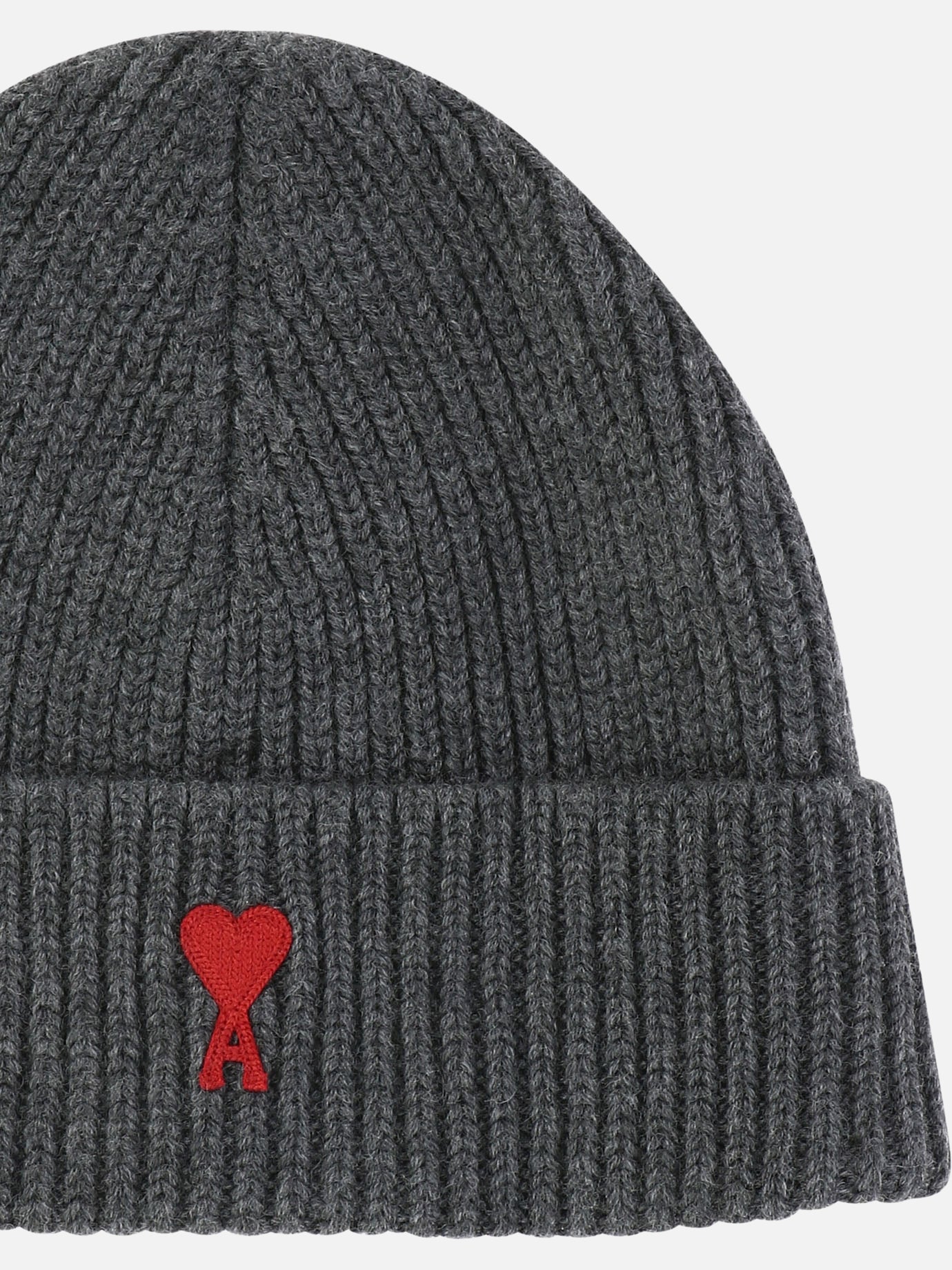 Ami Paris "Ami de Coeur" beanie Grey