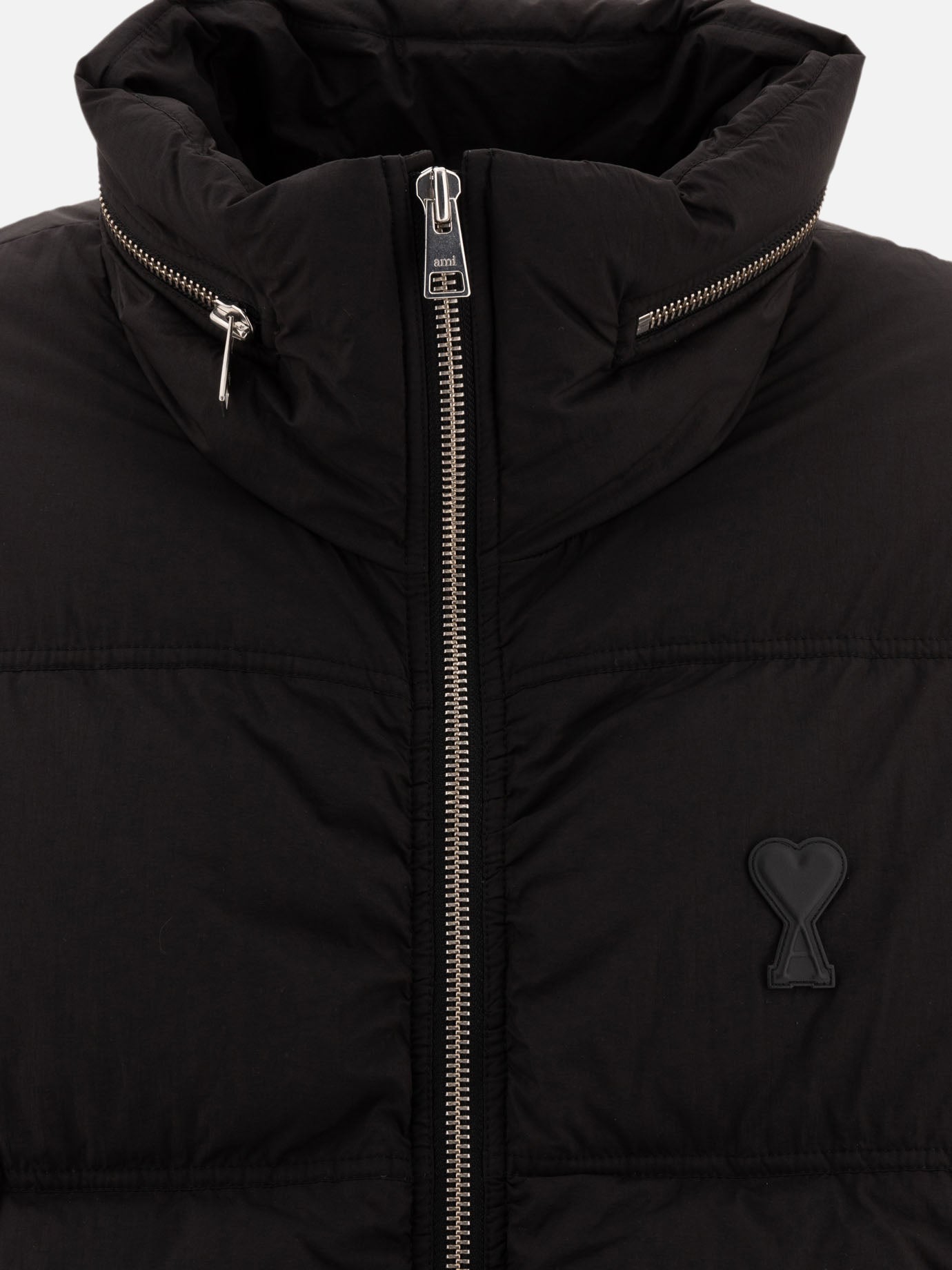 Ami Paris "Ami de Coeur" down jacket Black